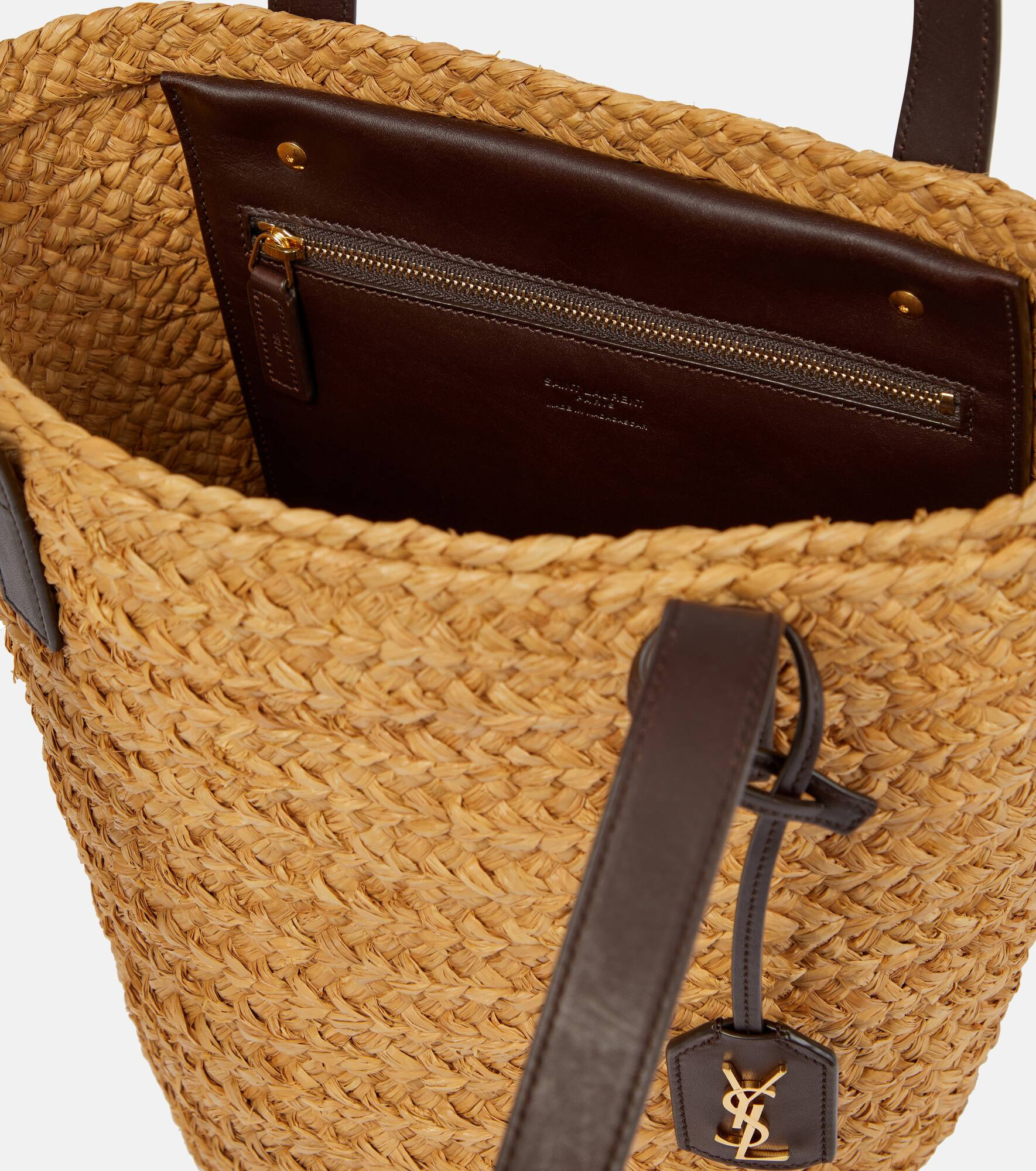 Panier Small raffia bucket bag - 3
