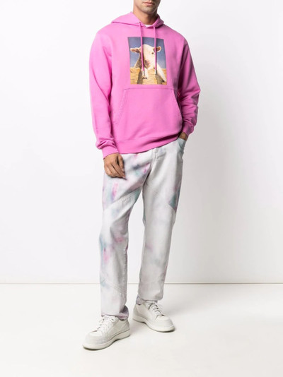 Sandro photograph print hoodie outlook