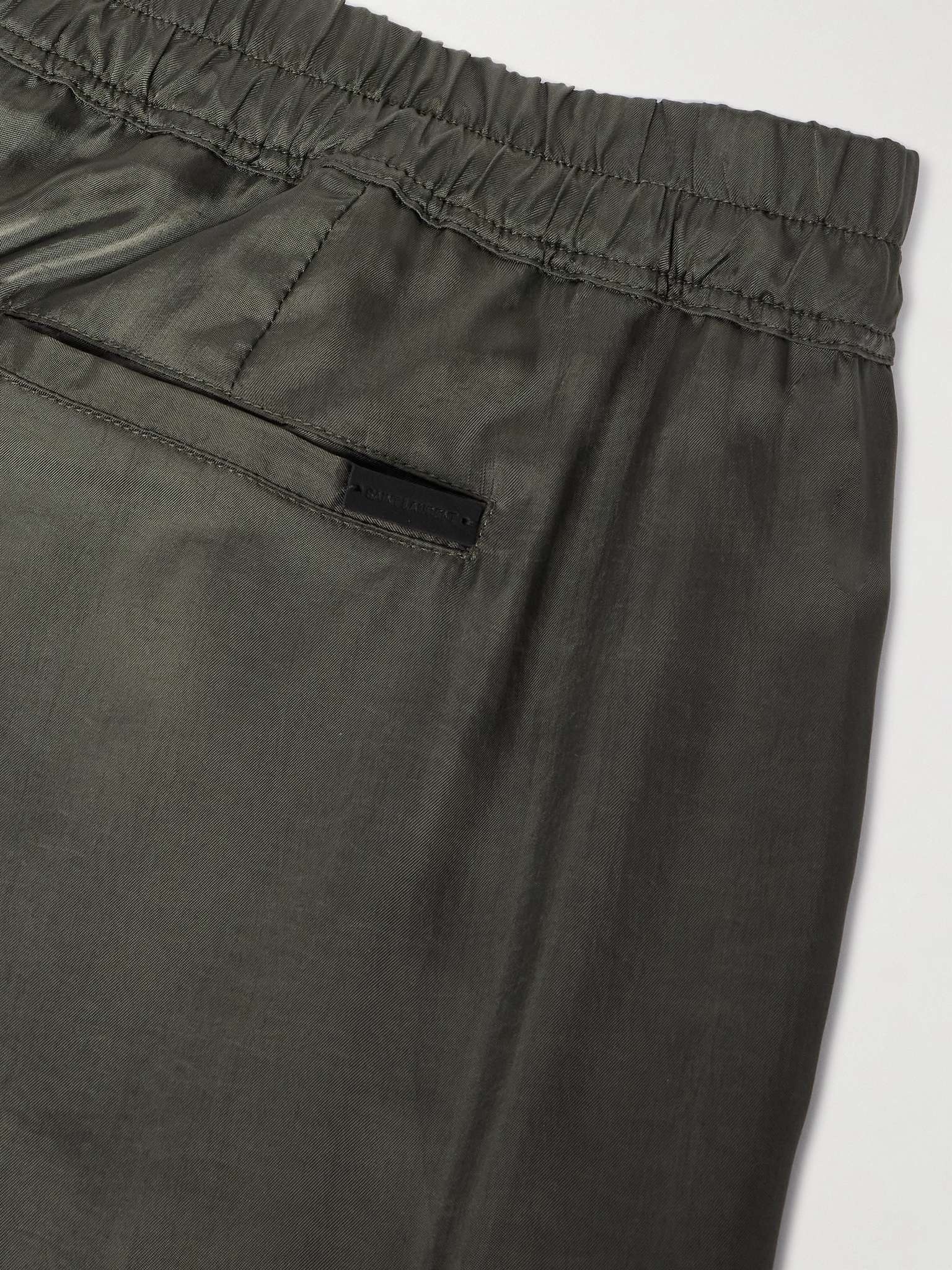Straight-Leg Satin-Twill Trousers - 5