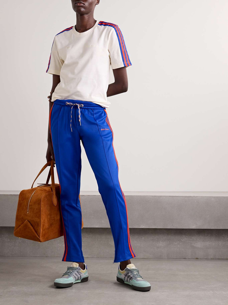 adidas Originals + Wales Bonner webbing-trimmed organic cotton-jersey T-shirt outlook