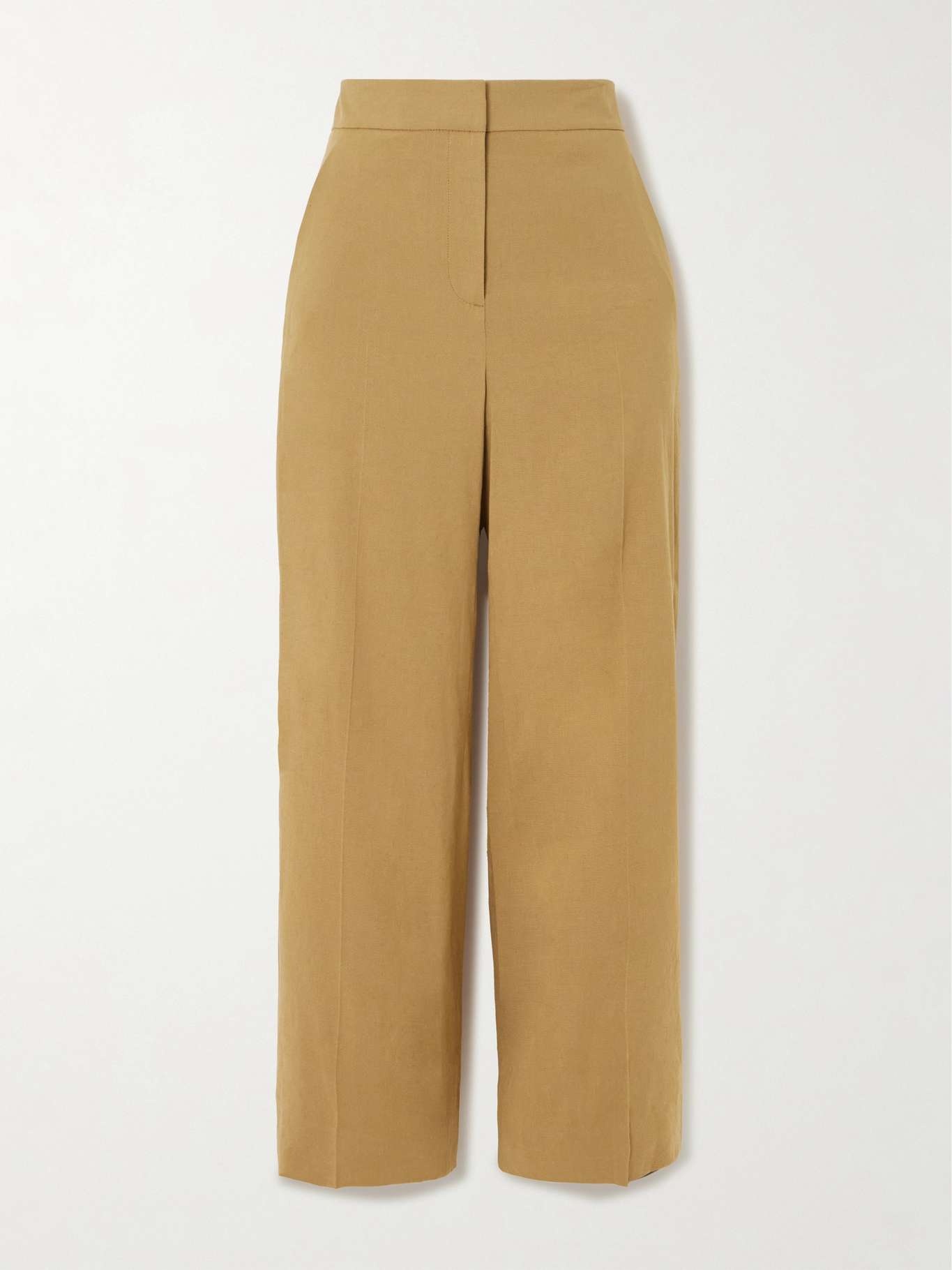 Brixton cropped linen-blend wide-leg pants - 1