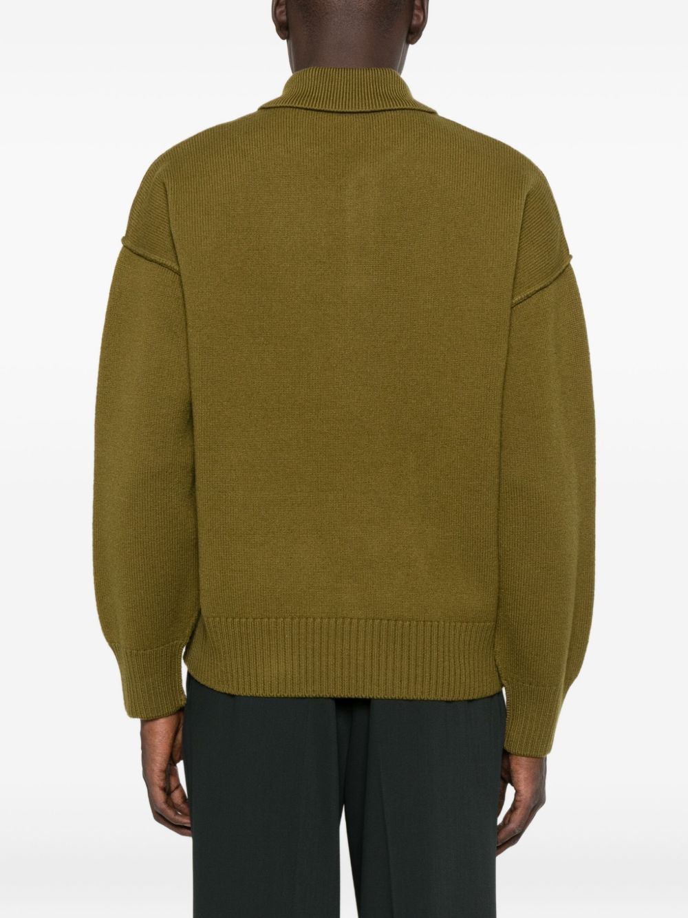 Ami De Coeur wool polo shirt - 4