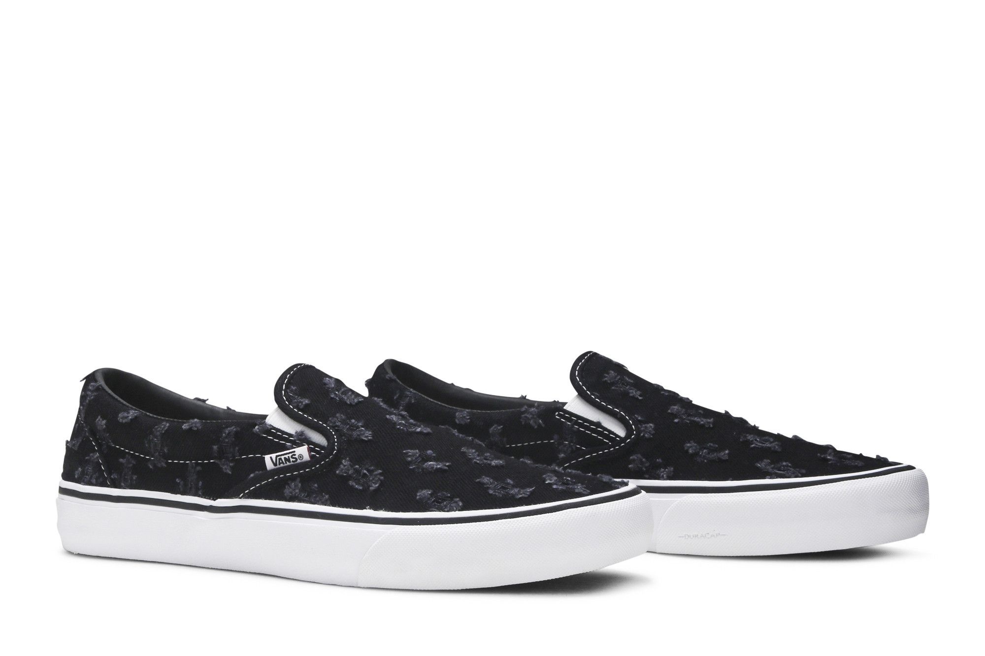 Supreme x Slip-On 'Black Hole Punch Denim' - 8