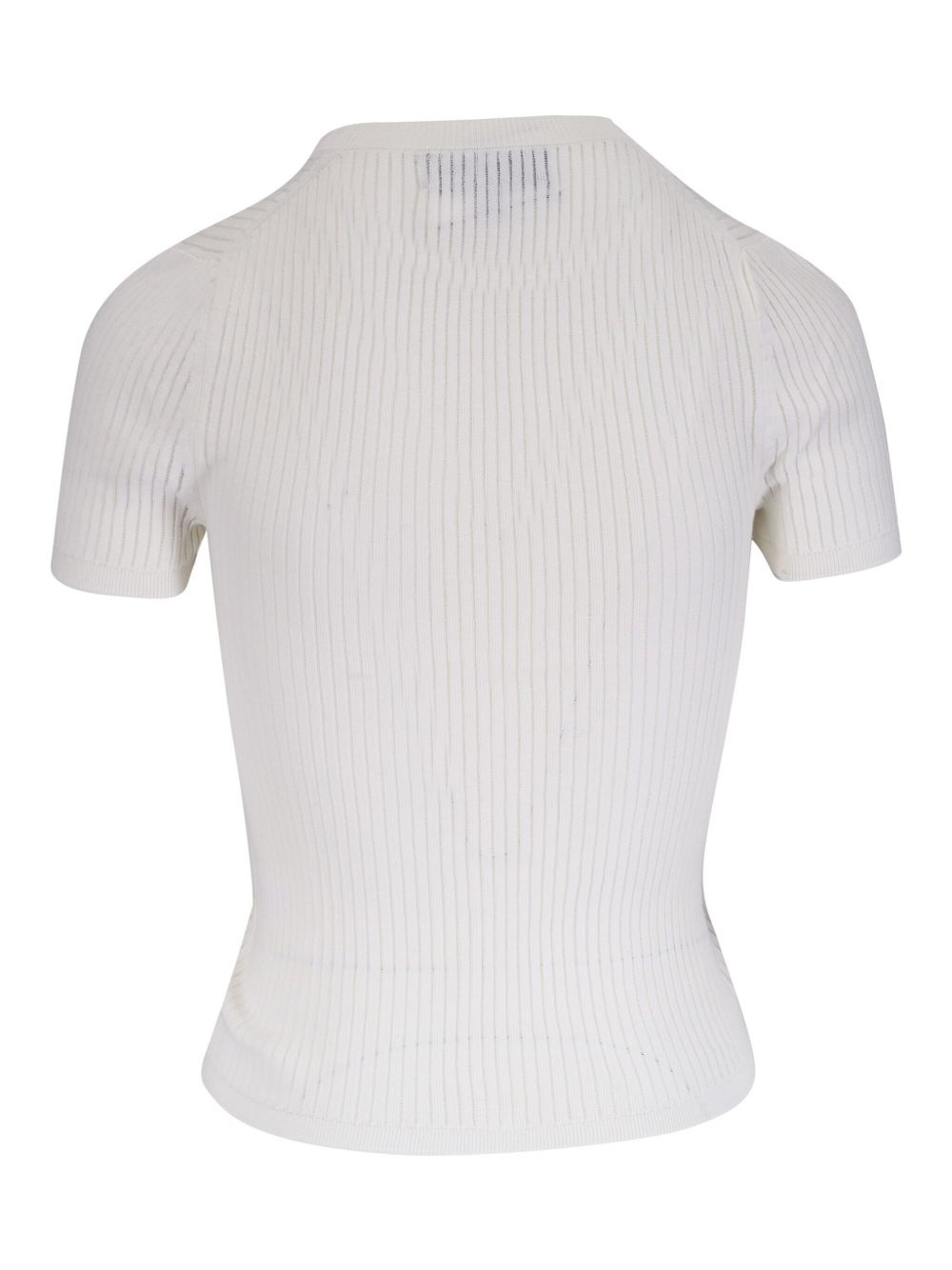 ribbed T-shirt - 2