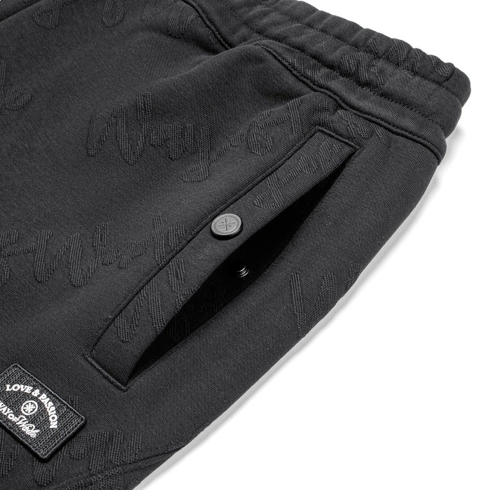 Li-Ning Way of Wade Love & Passion Embroidered Sweat Pants 'Black' AKLU017-1 - 3