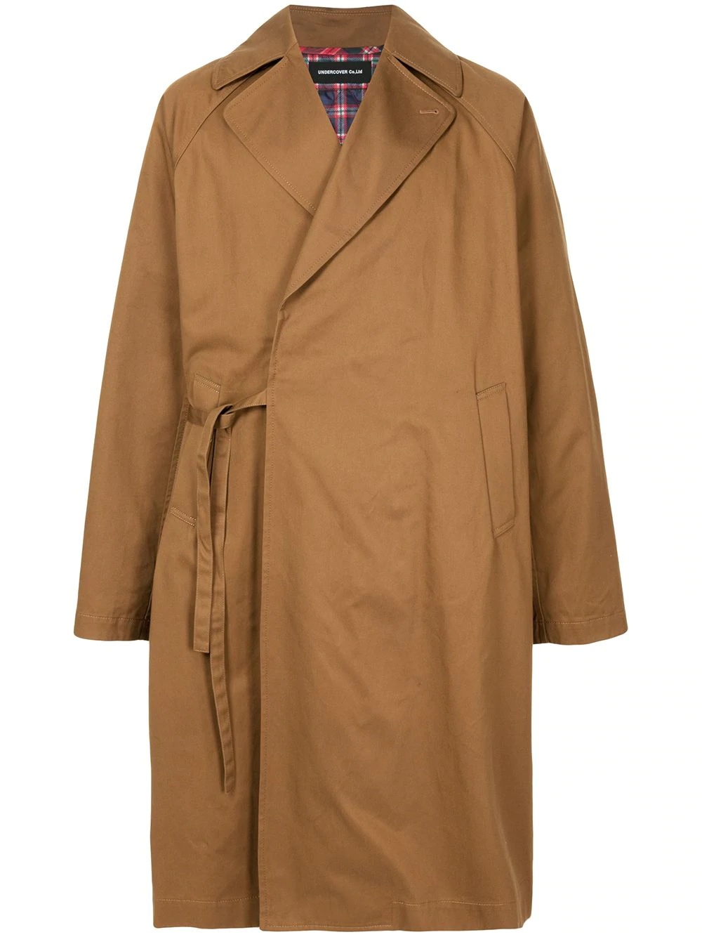 side-tie wrap coat - 1