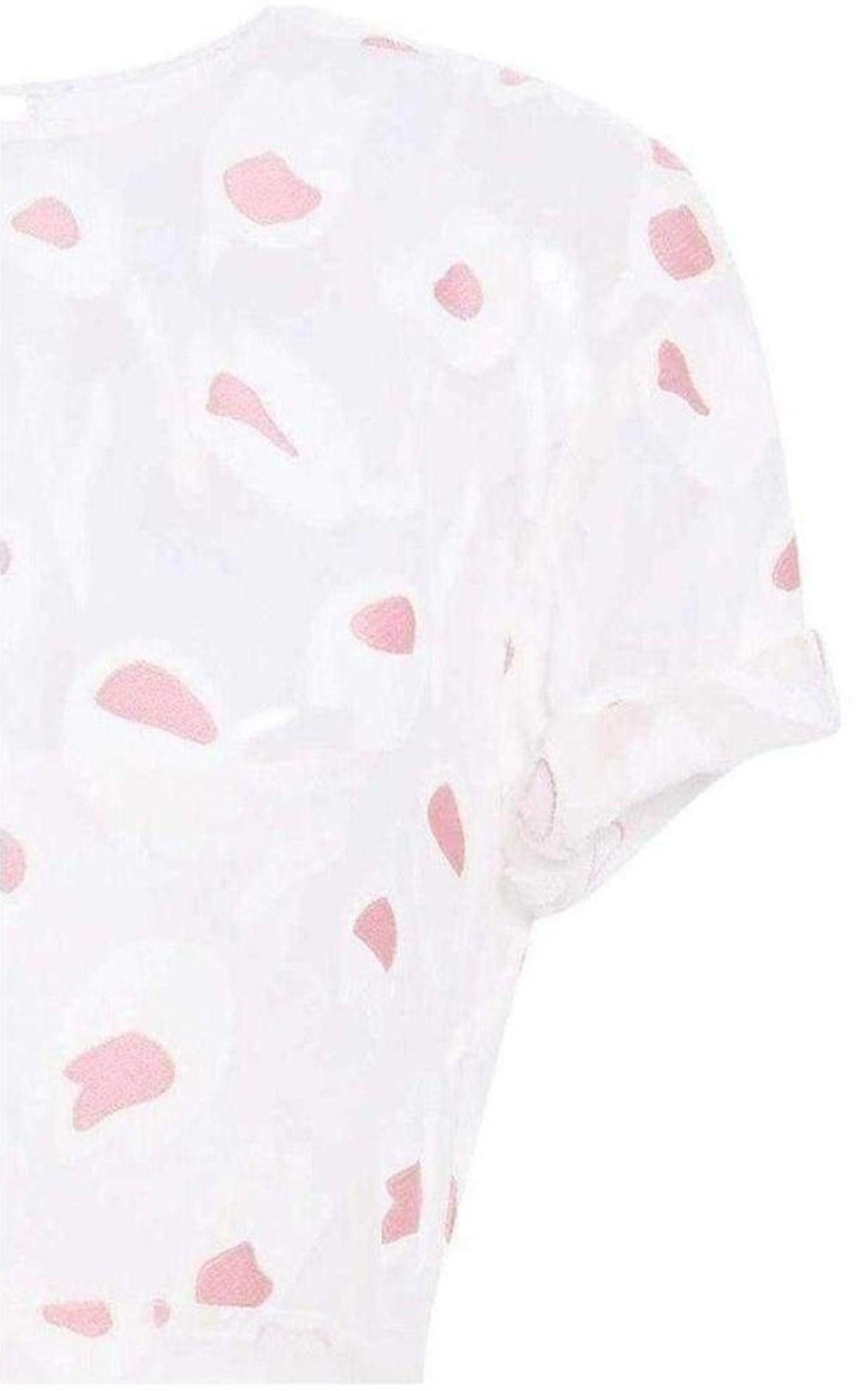 Rose Pivoine And Natural Floral Silk Blend Dress - 4