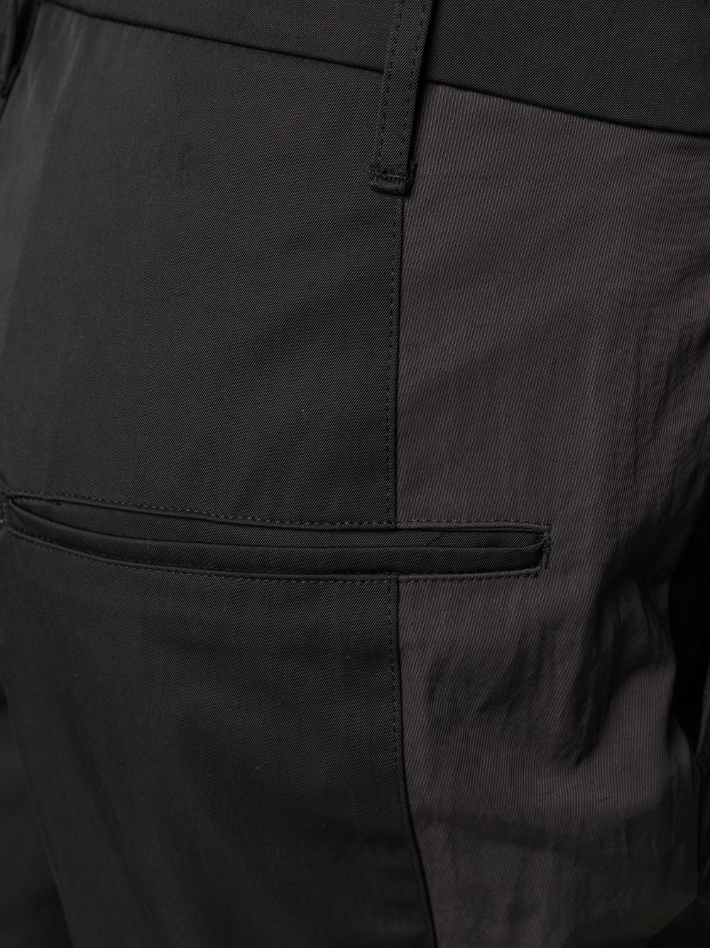 panelled straight-leg trousers - 5