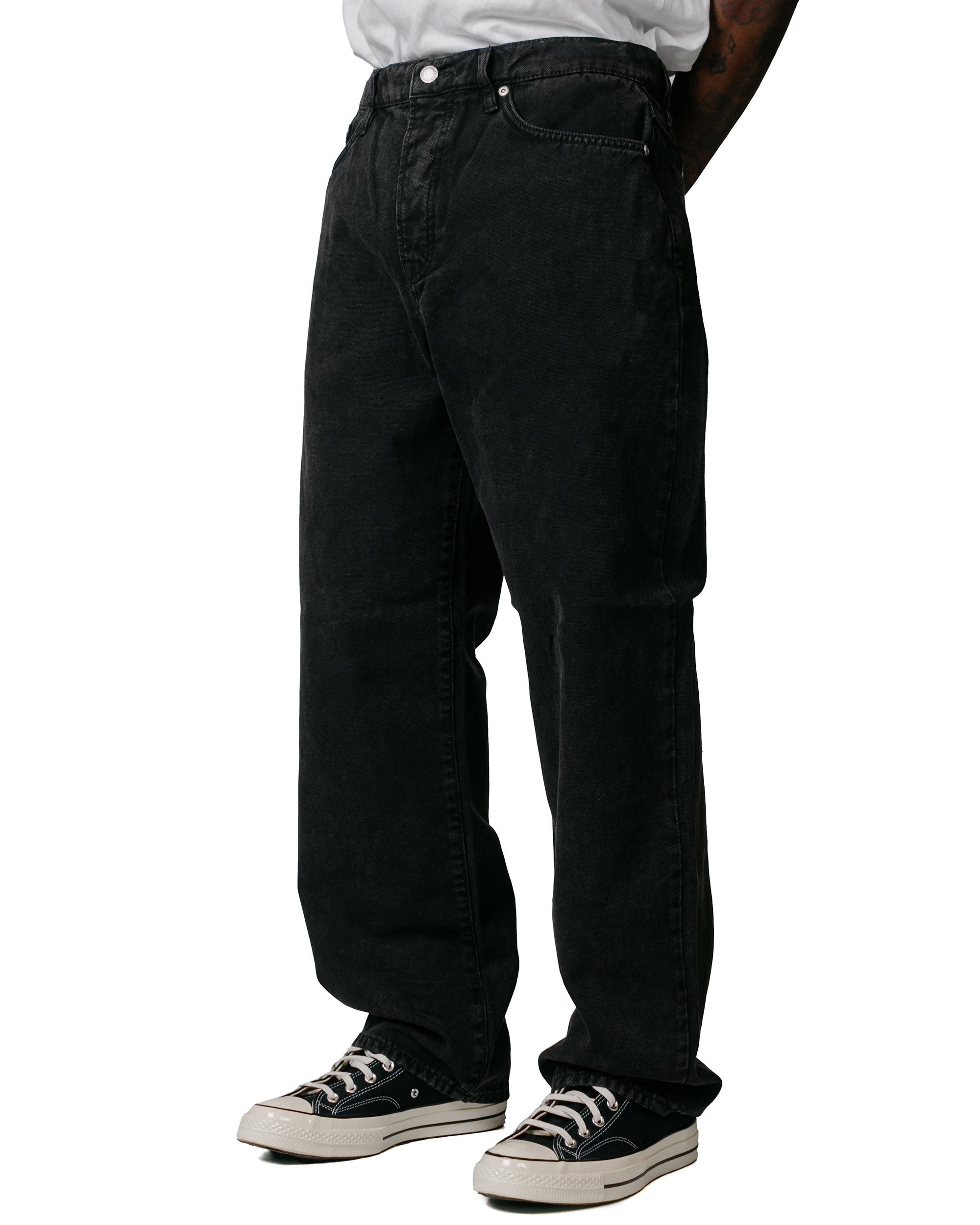 Stüssy Big Ol' Jean Washed Canvas Black - 2