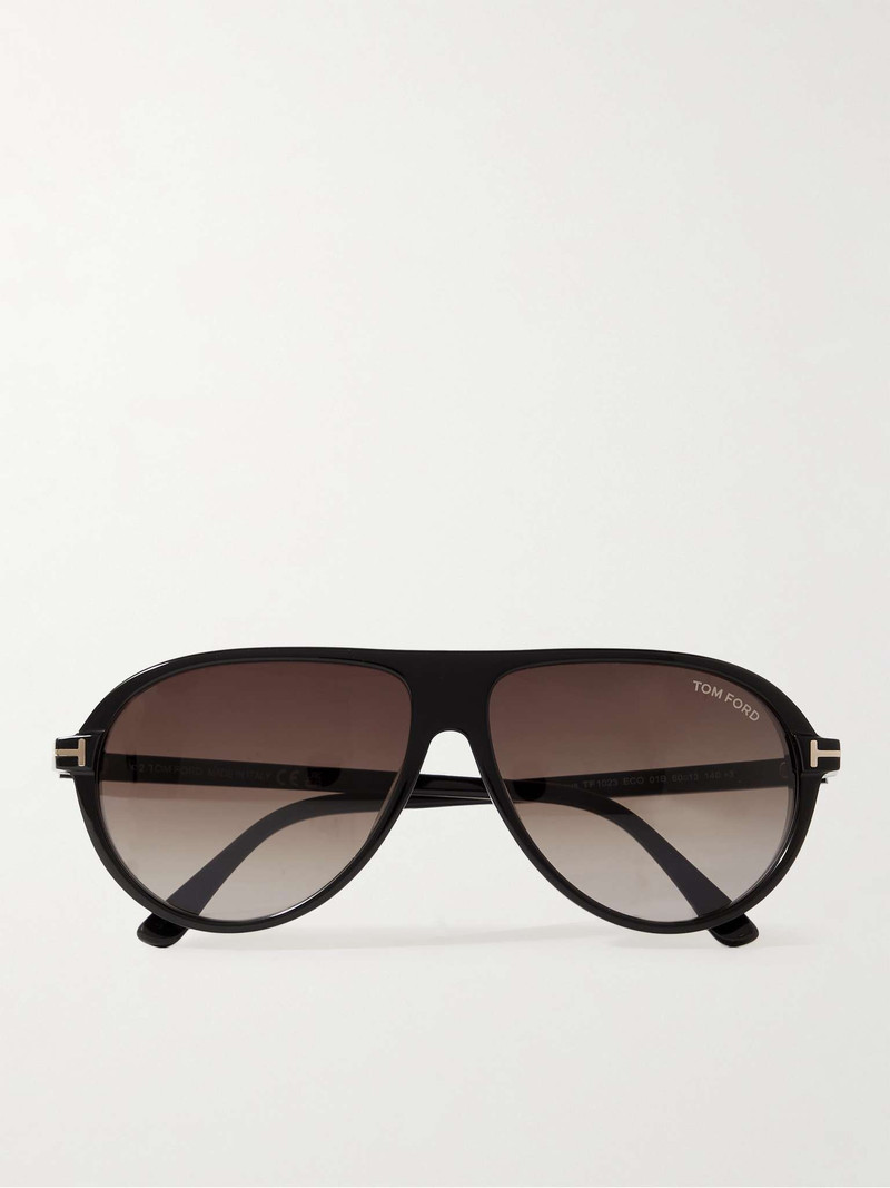Aviator-Style Acetate Sunglasses 1