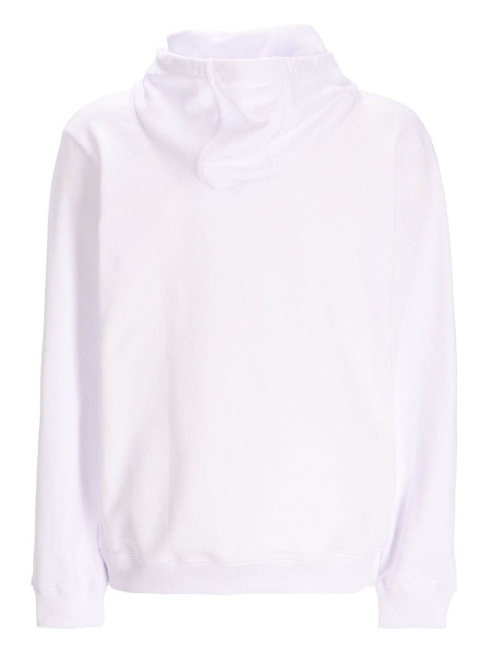 logo-print cotton hoodie - 2