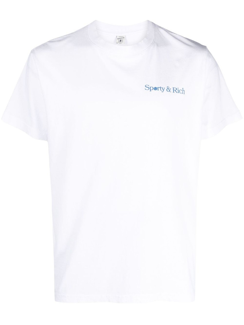 logo-print cotton T-shirt 1