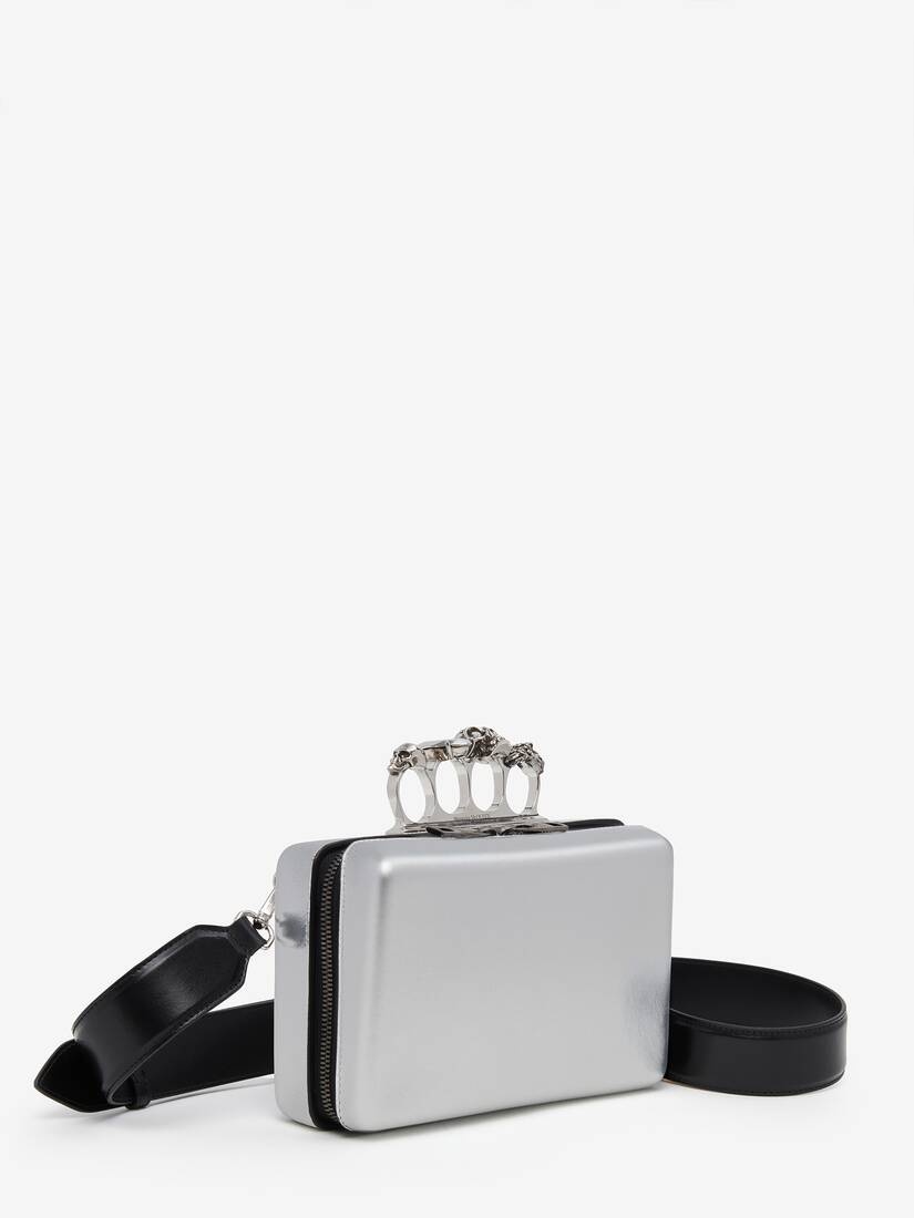 Men's The Knuckle Twisted Clutch in Silver - 2
