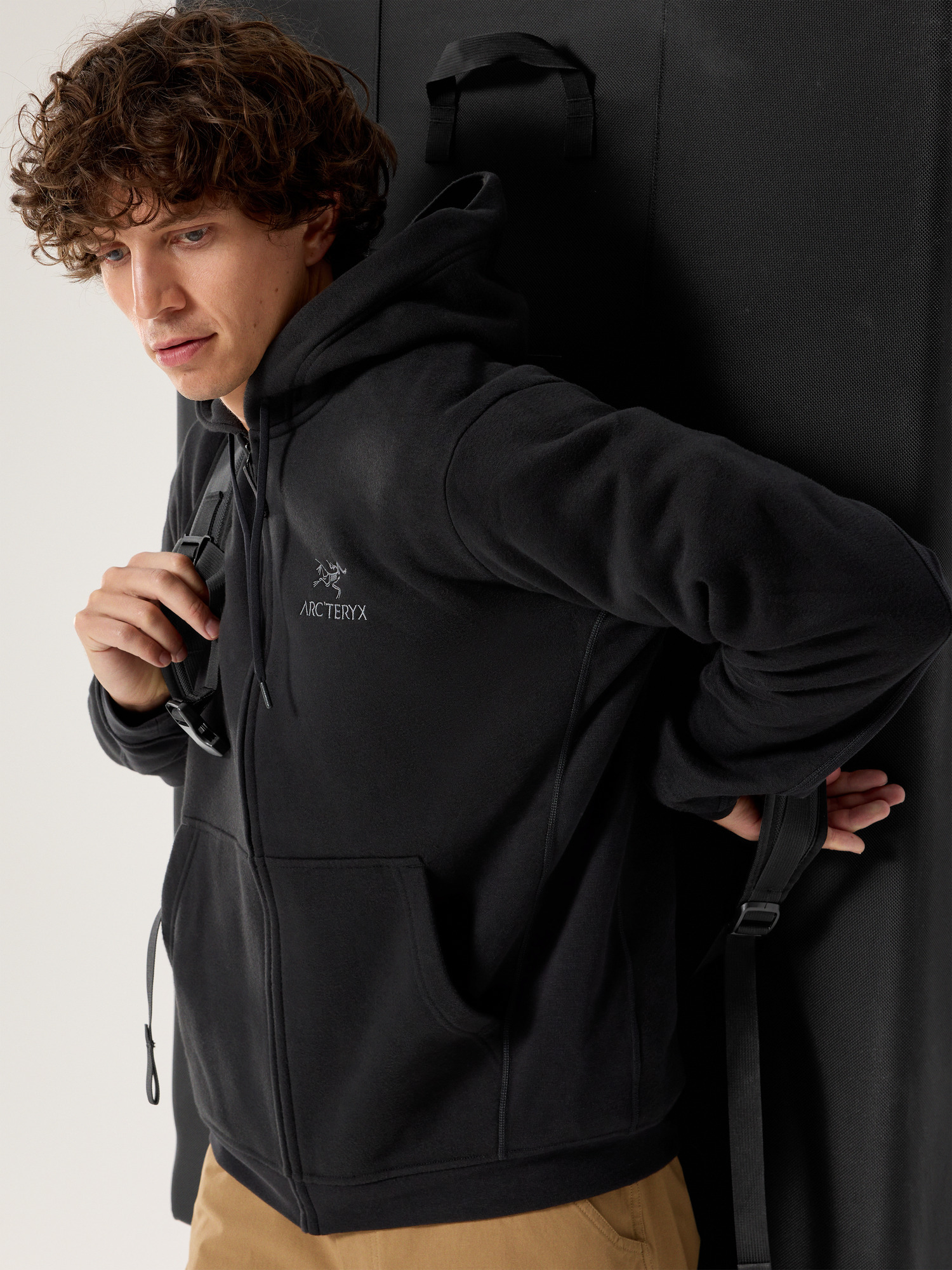 Emblem Fleece Full Zip Hoody - 3