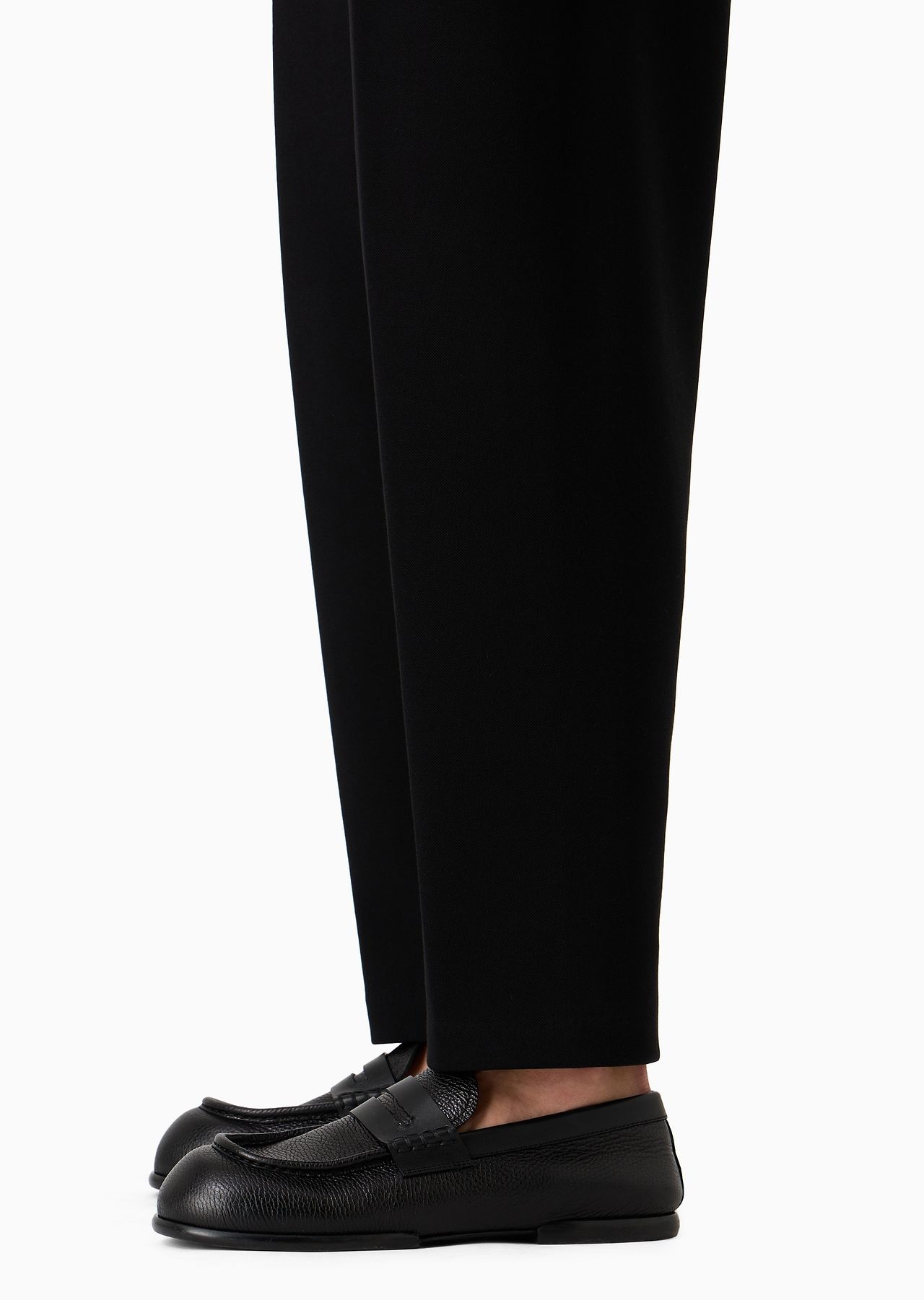 Piqué jersey-fleece trousers - 5
