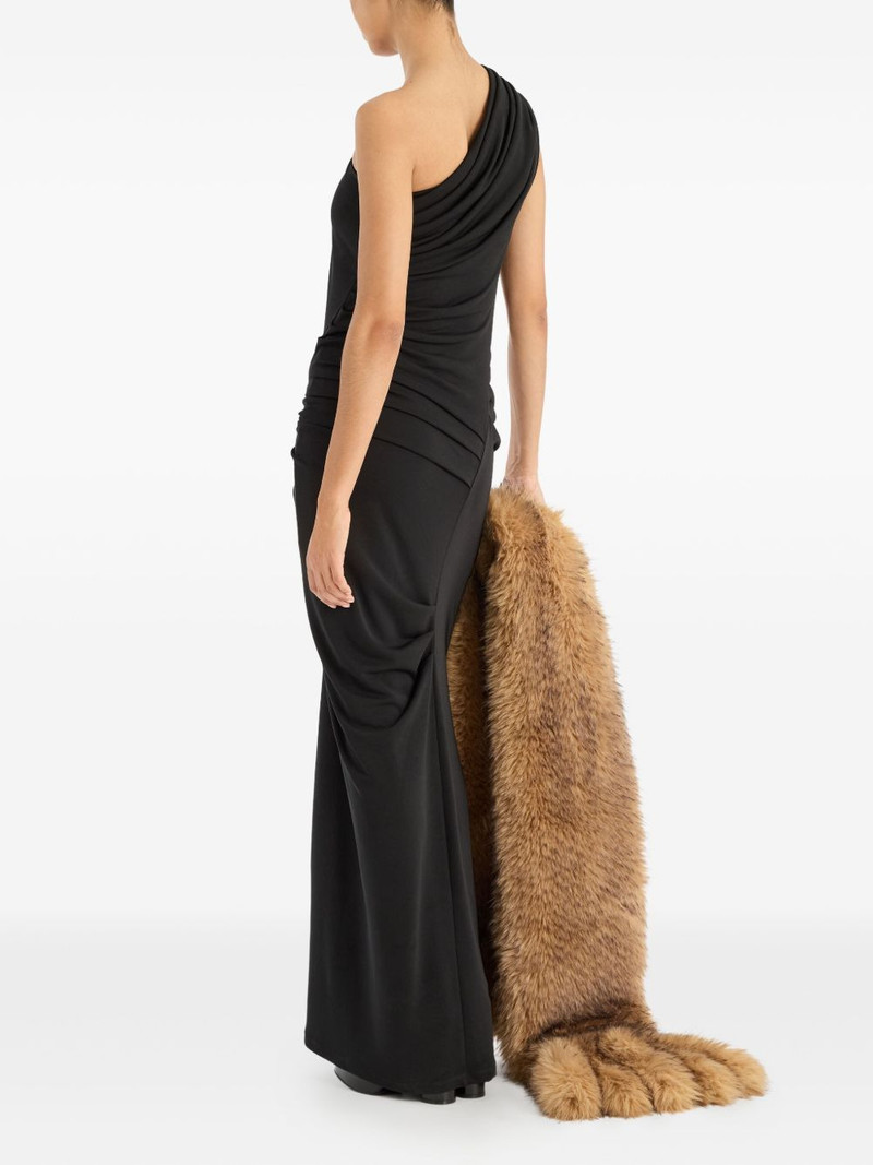 draped one-shoulder maxi dress 3