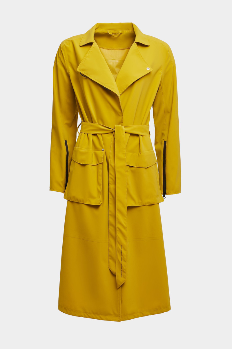 Kista Matte Trench Coat Gold 1