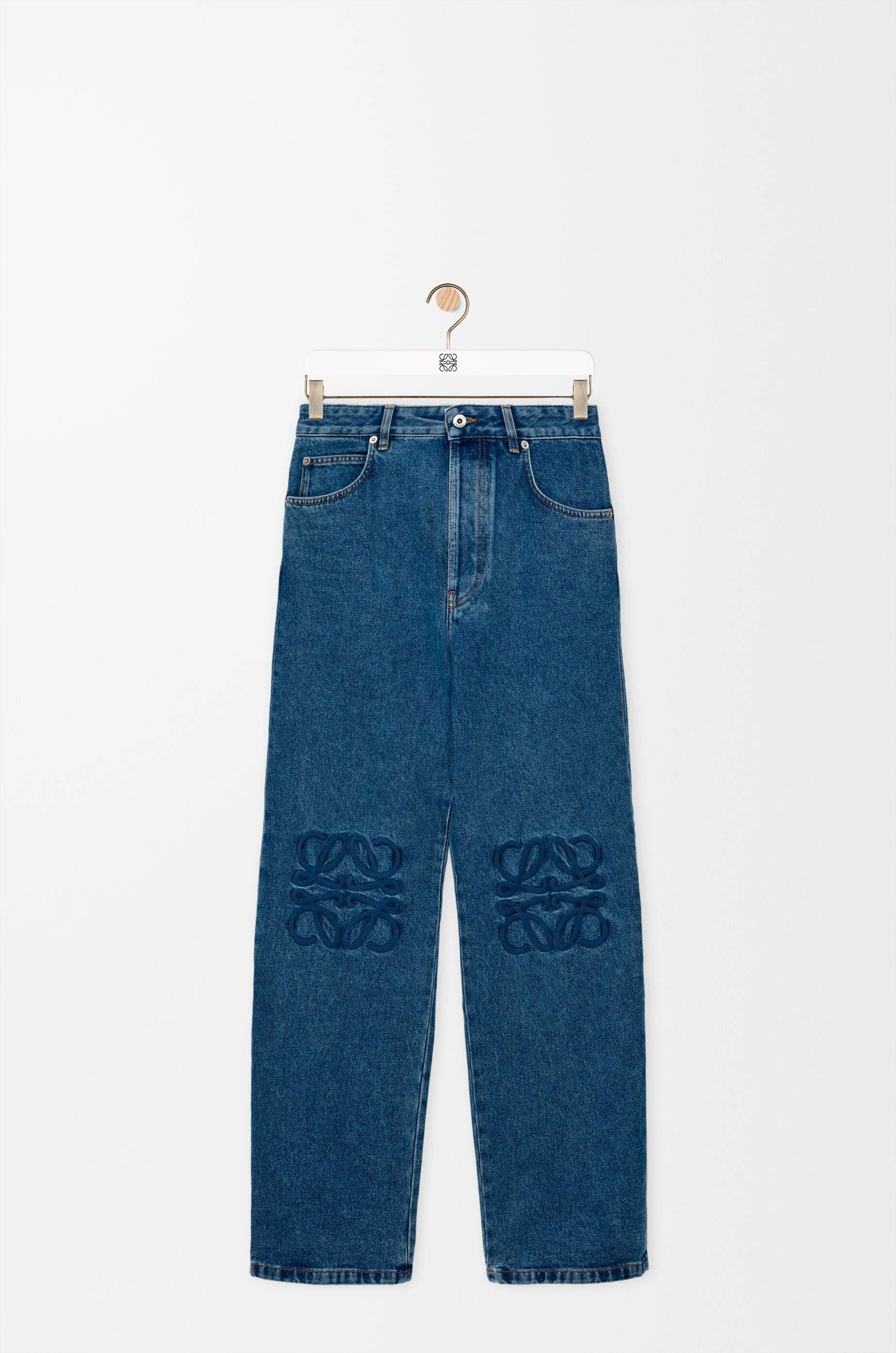 Anagram baggy jeans in denim - 1