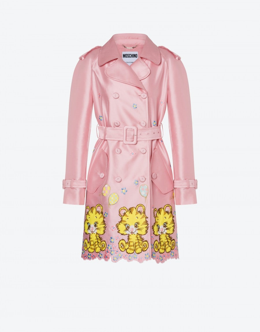 BLANKET EMBROIDERY GAZAR TRENCH COAT - 1
