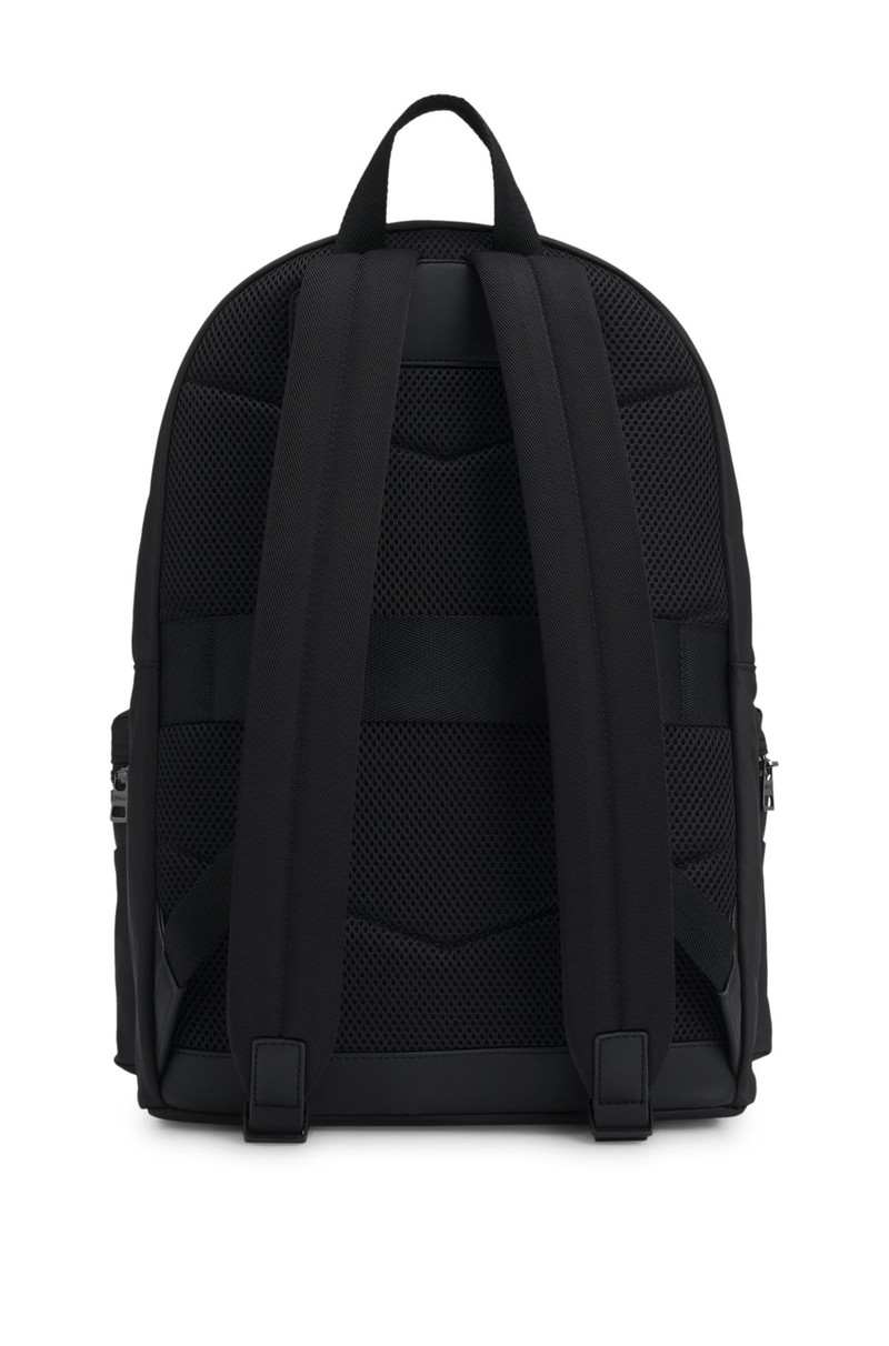 TWILL BACKPACK WITH STACKED-LOGO TRIM 2