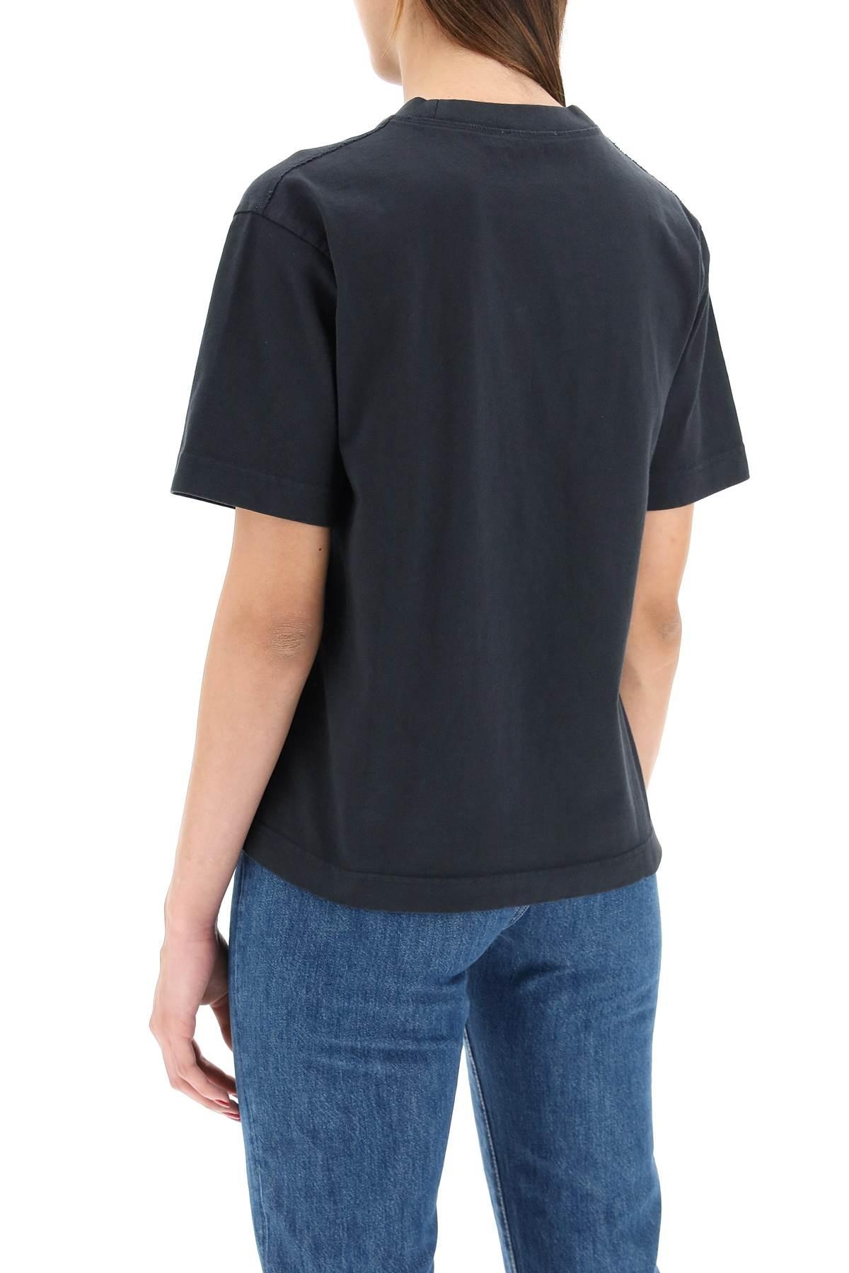 ACNE STUDIOS - Logo print t-shirt - 4