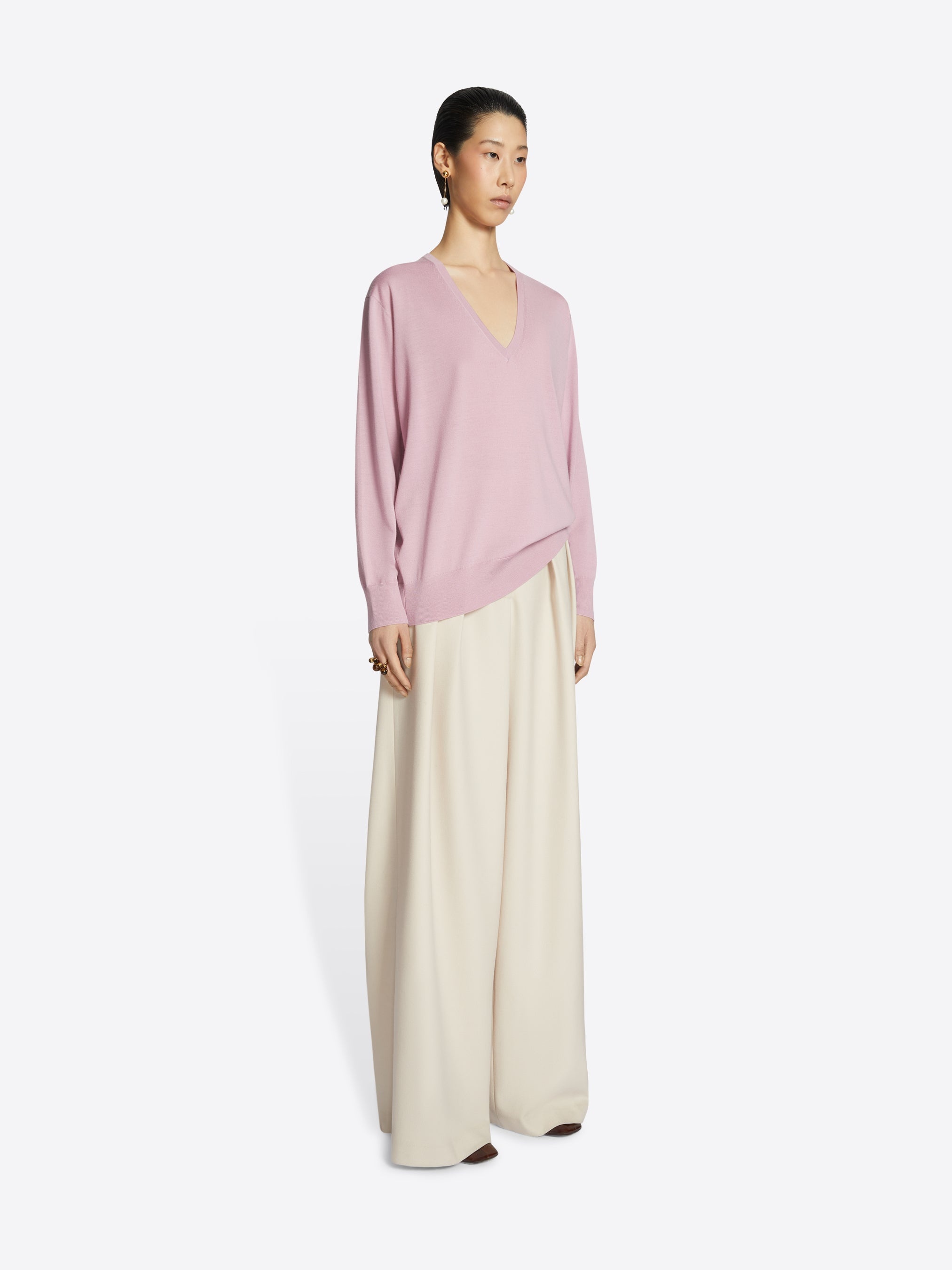 WIDE PLEATED PANTS - 3