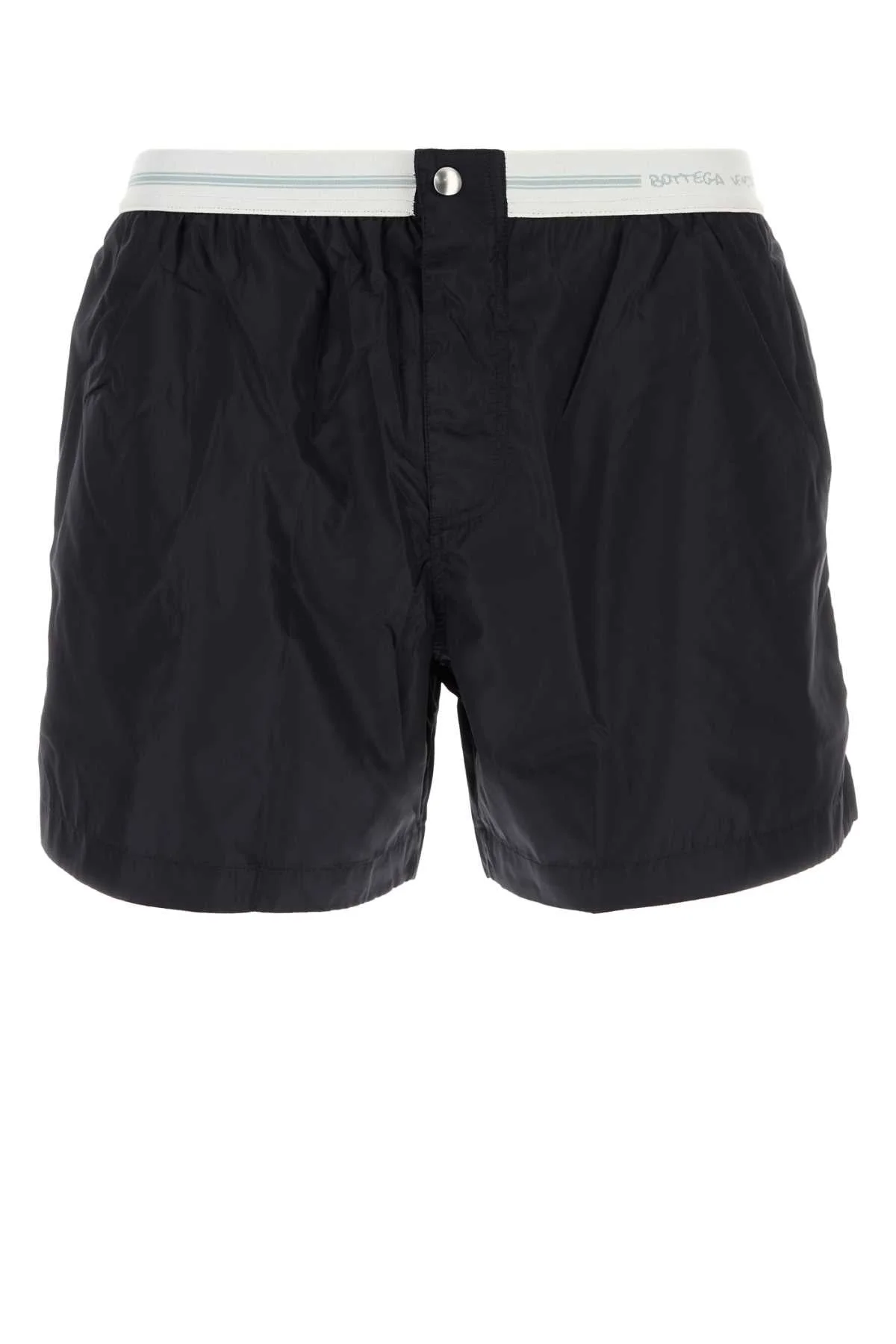 Bottega Veneta Men Navy Blue Nylon Swimming Shorts - 1