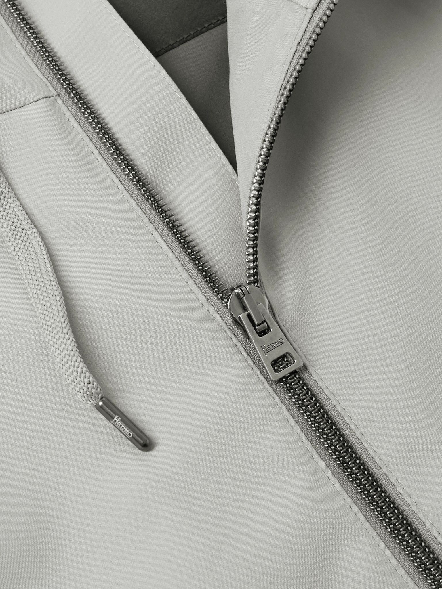 Shell Hooded Jacket Gray - 4
