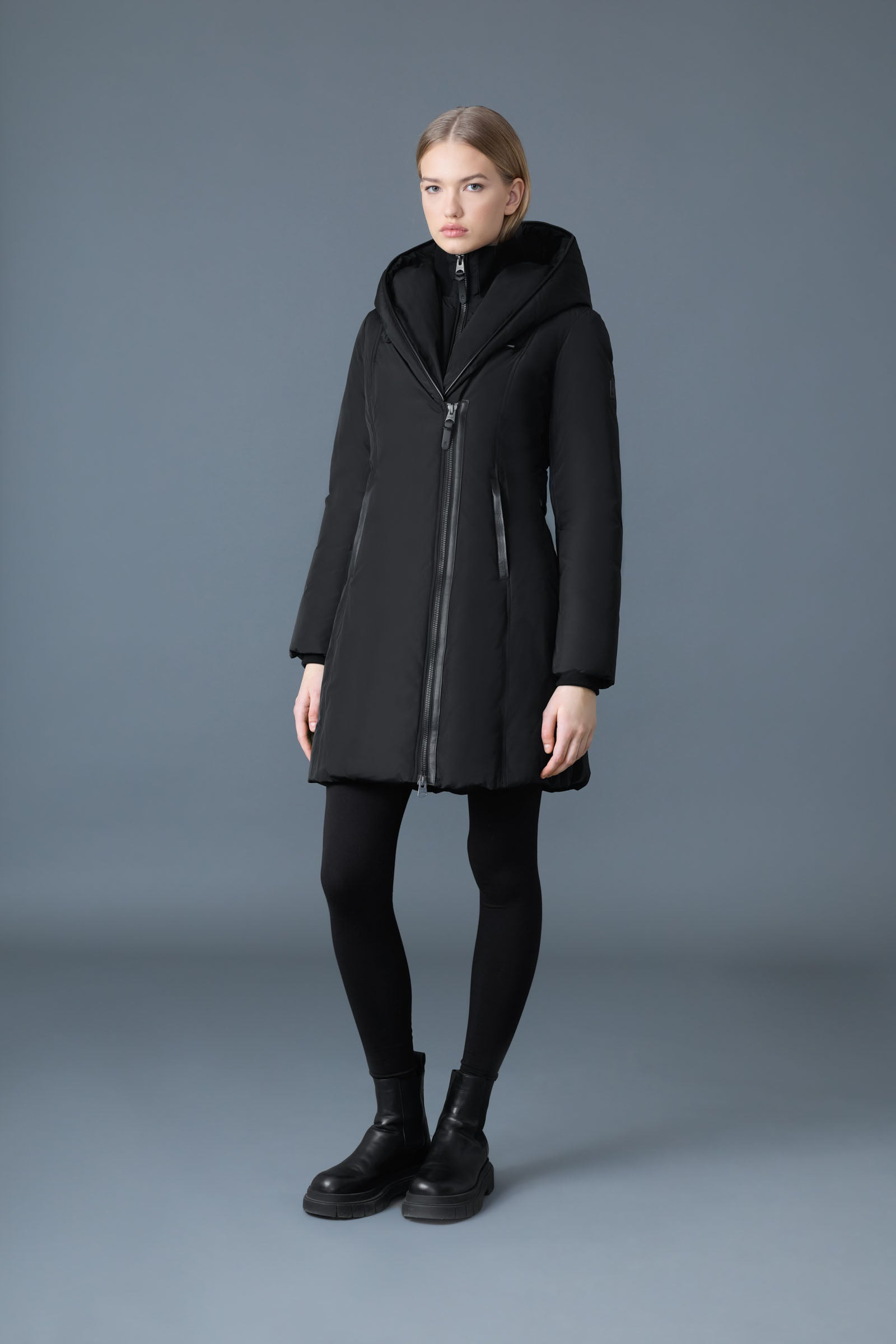 KAY Down coat with Signature Mackage Collar - 2