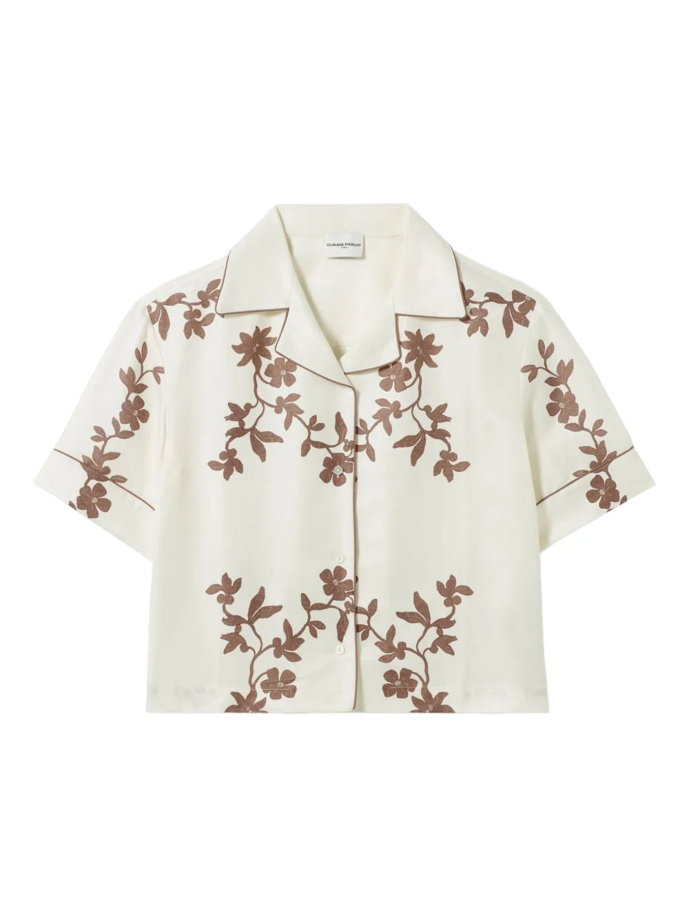 floral-print shirt - 1