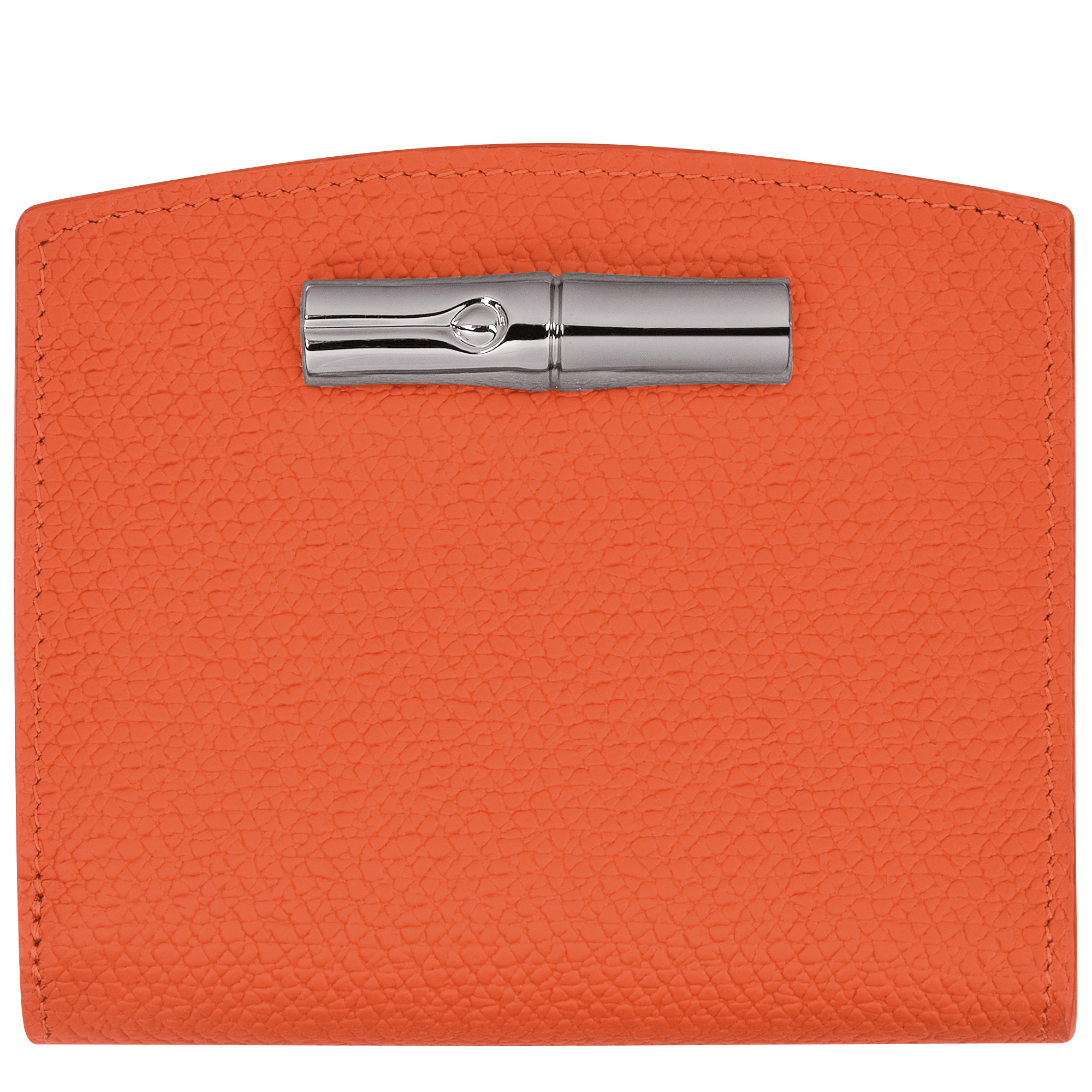 Roseau Wallet Orange - Leather - 1