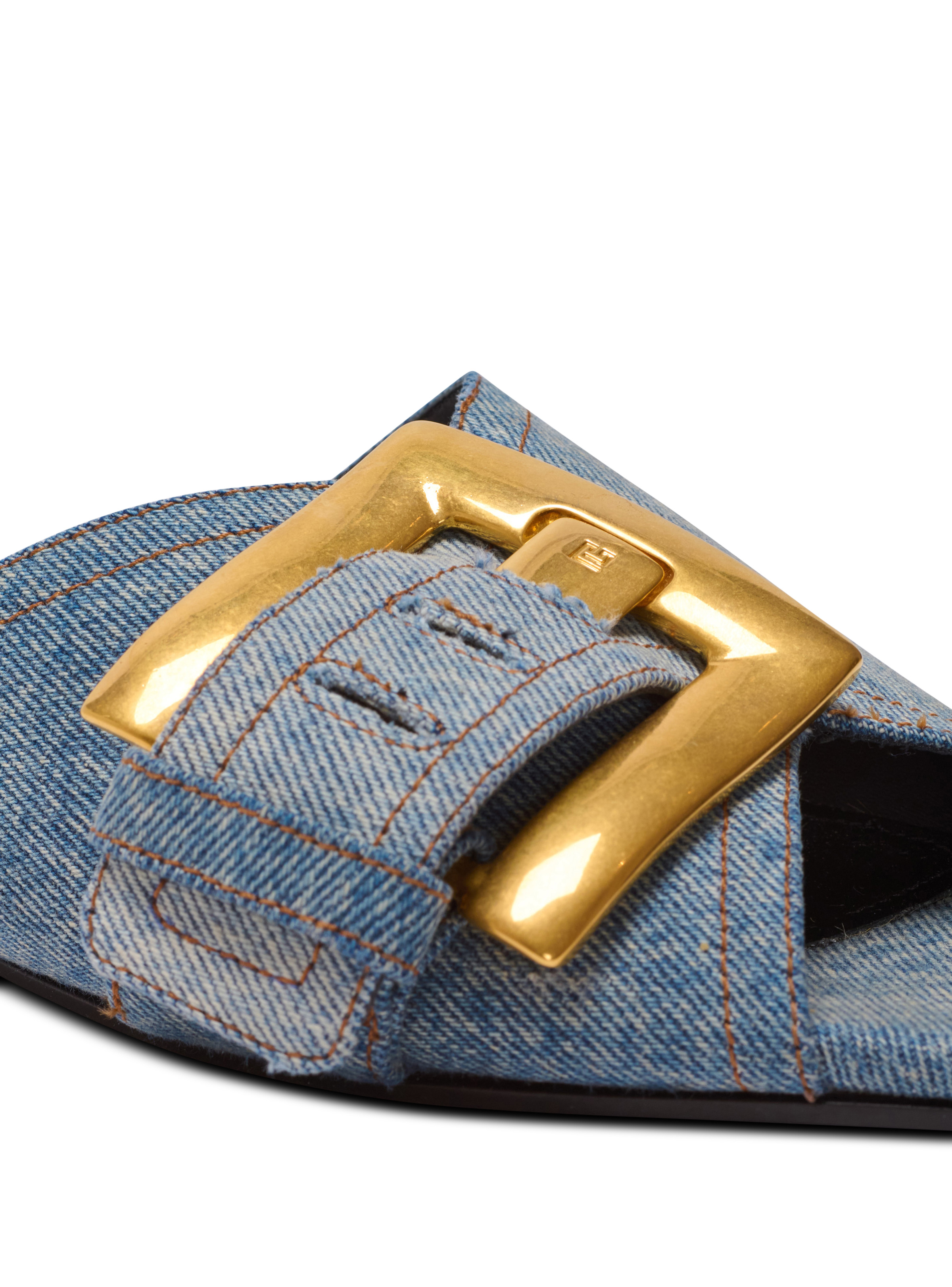 Anthem flat denim sandals - 7