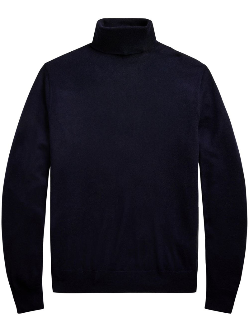 roll-neck cashmere pullover - 1