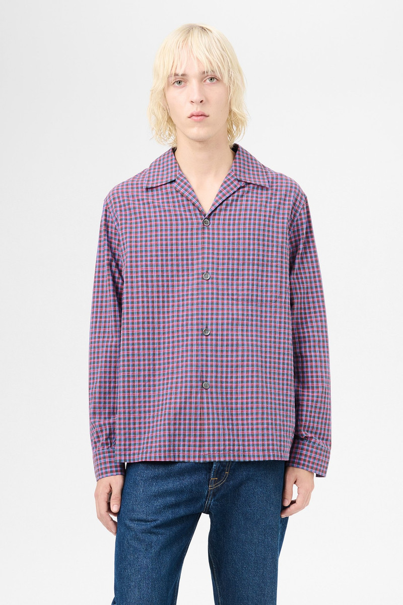 Heusen Shirt Venice Check Almost Seersucker 3