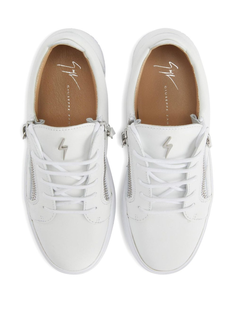 Gail lace-up zip-detail sneakers 4