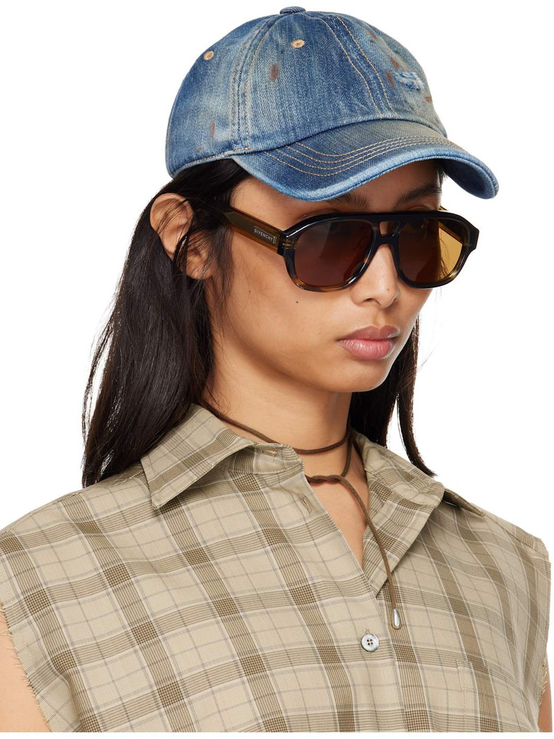 Acne Studios Blue Carily Trafalgar Cap outlook