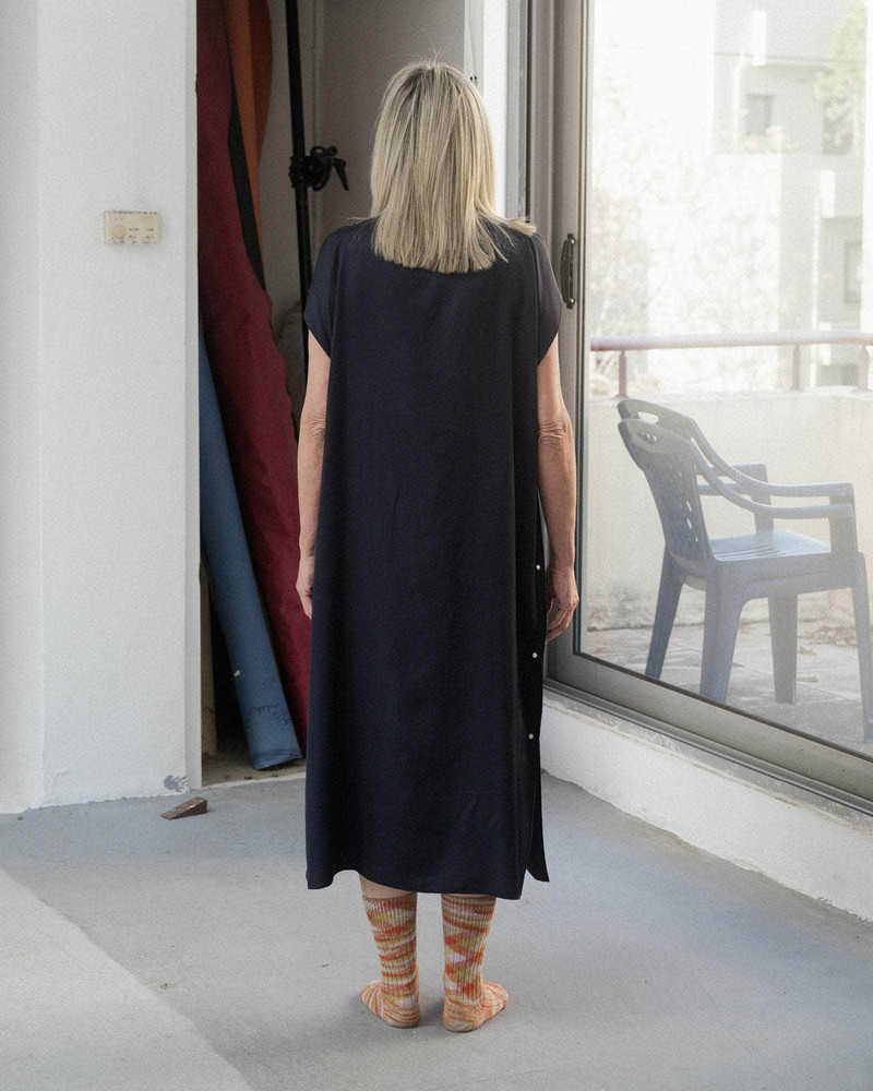 BASERANGE Clavo Dress - Ecovero Satin outlook