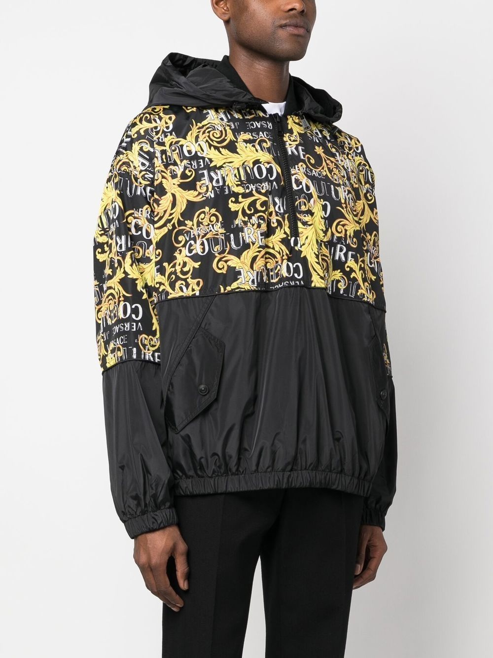 logo-print hoodie - 3