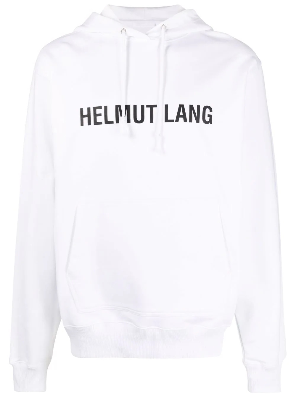 logo-print drawstring hoodie - 1