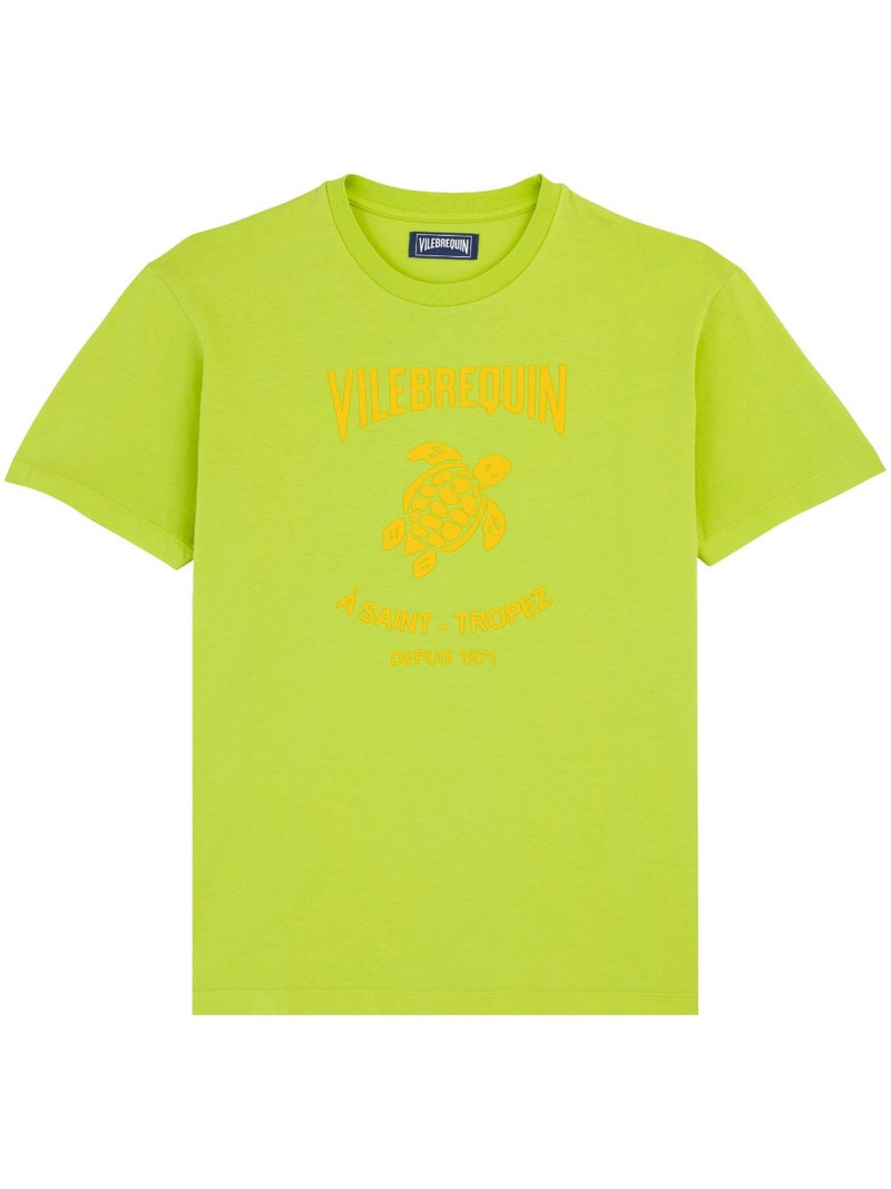 logo-print cotton T-shirt 1