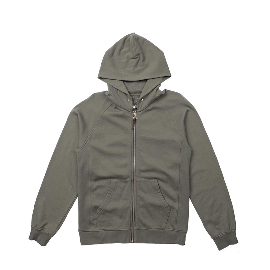 JV HOODIE F.Z. OLIVE - 1