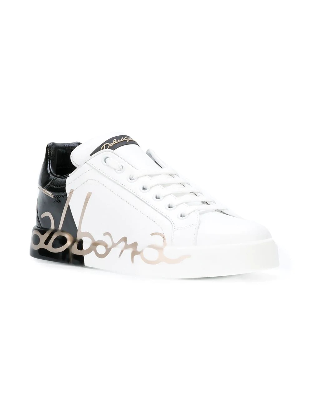 logo print sneakers - 2