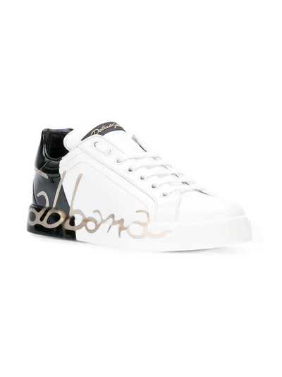 Dolce & Gabbana logo print sneakers outlook