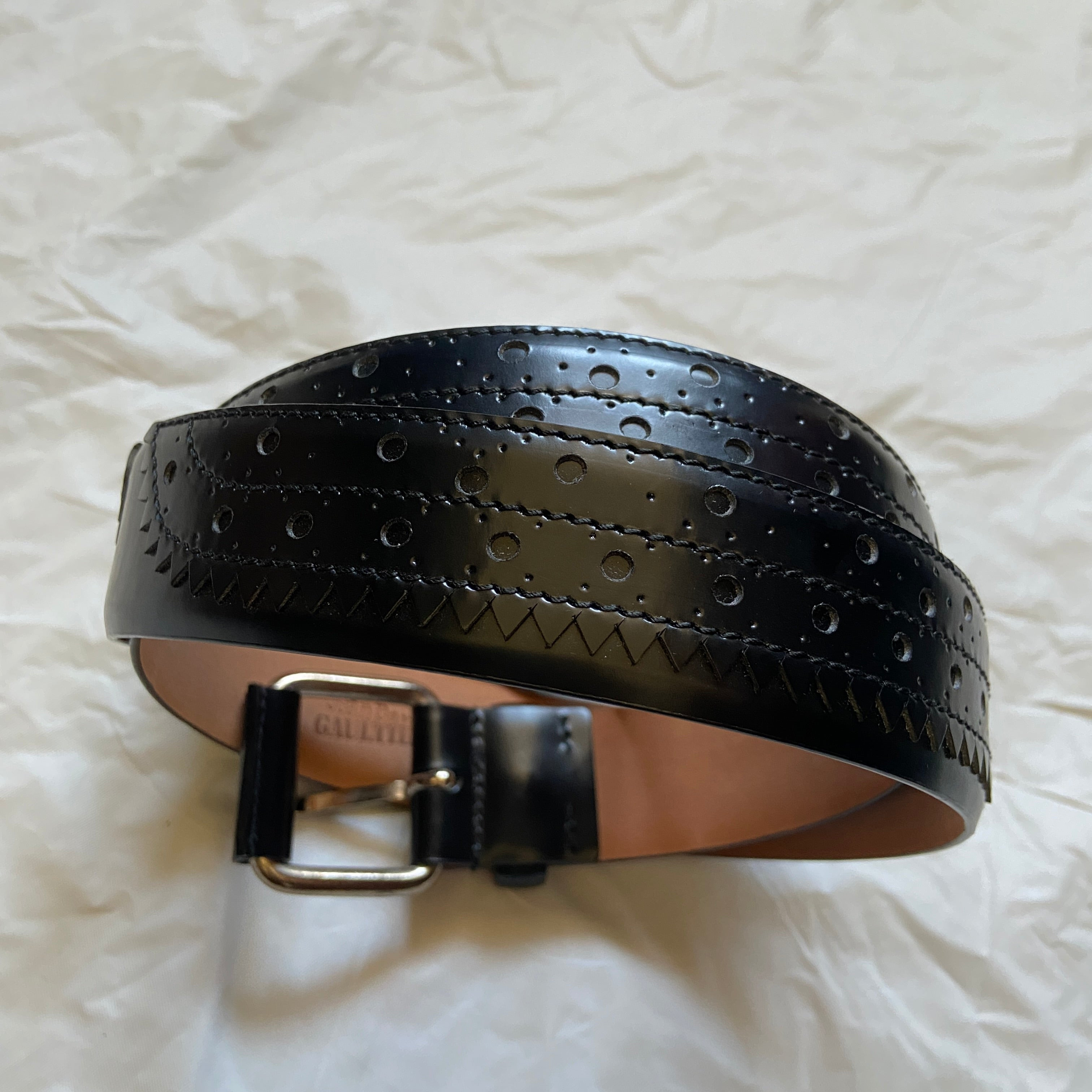Jean Paul Gaultier spike leather belt - 2