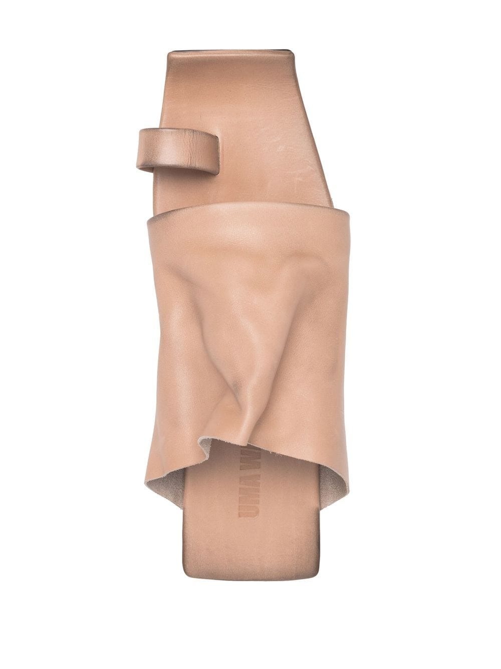 open-toe leather sandals - 4
