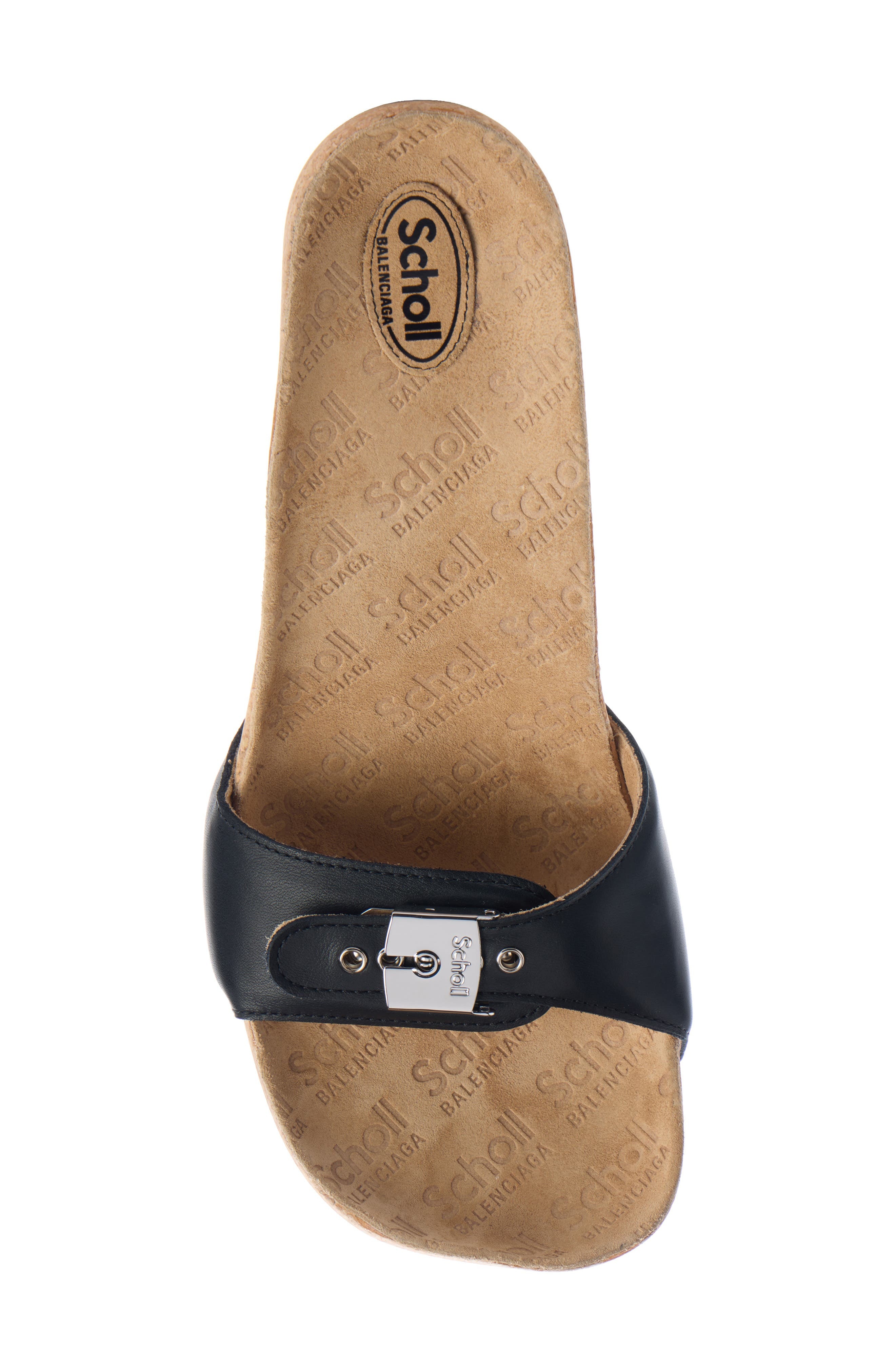 Balenciaga x Scholl Sandal in Black/Silver at Nordstrom - 4