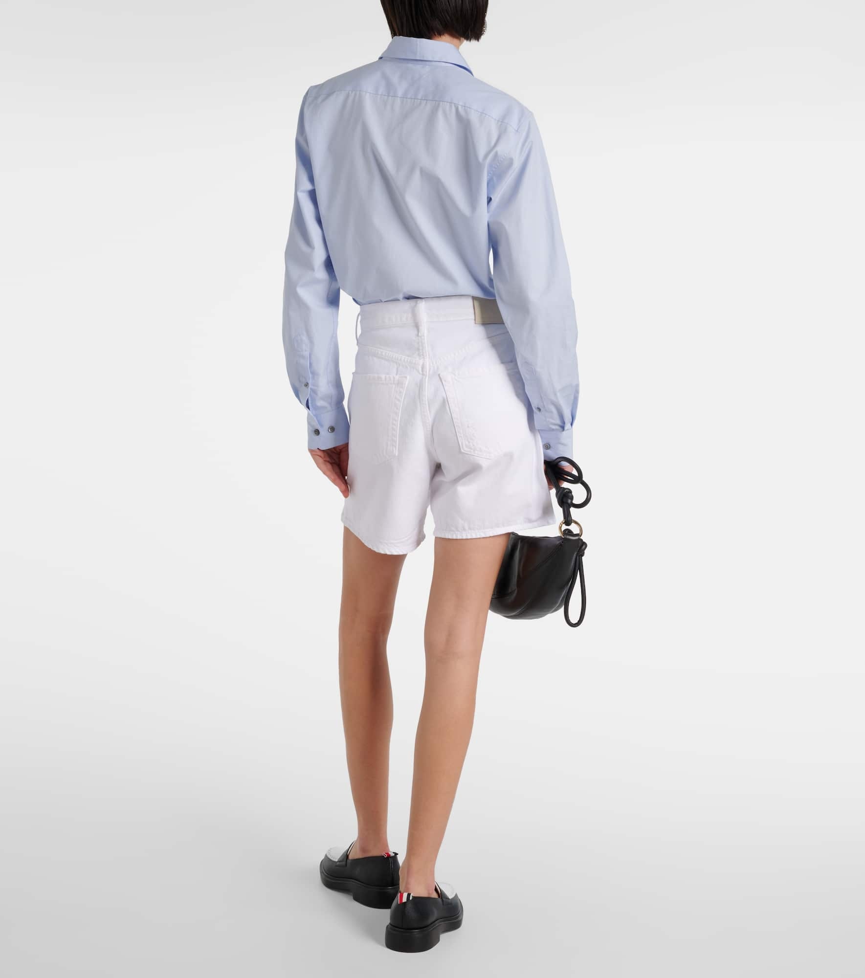 Marlow high-rise denim shorts - 3