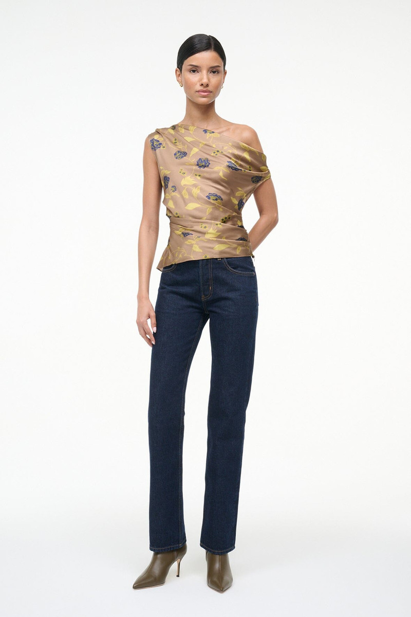 STAUD PHARE SILK TOP VINTAGE FLORAL 6