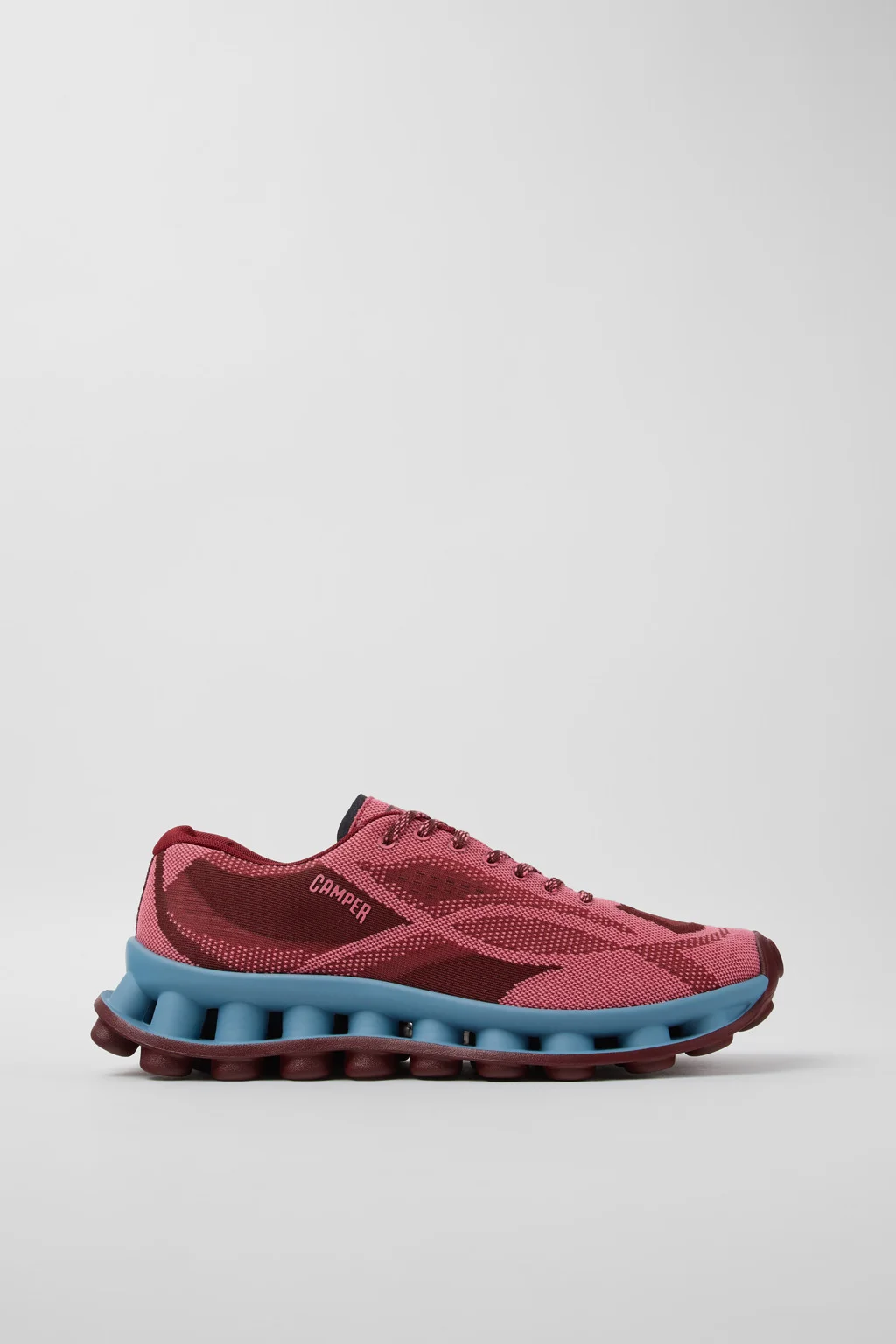 Pelotissima Burgundy Recycled Engineered Materials Sneakers for Men. - 1