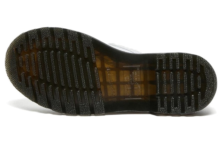(WMNS) Dr. Martens 1460 Patent Croc Emboss Leather Boots 'White' 26855100 - 6